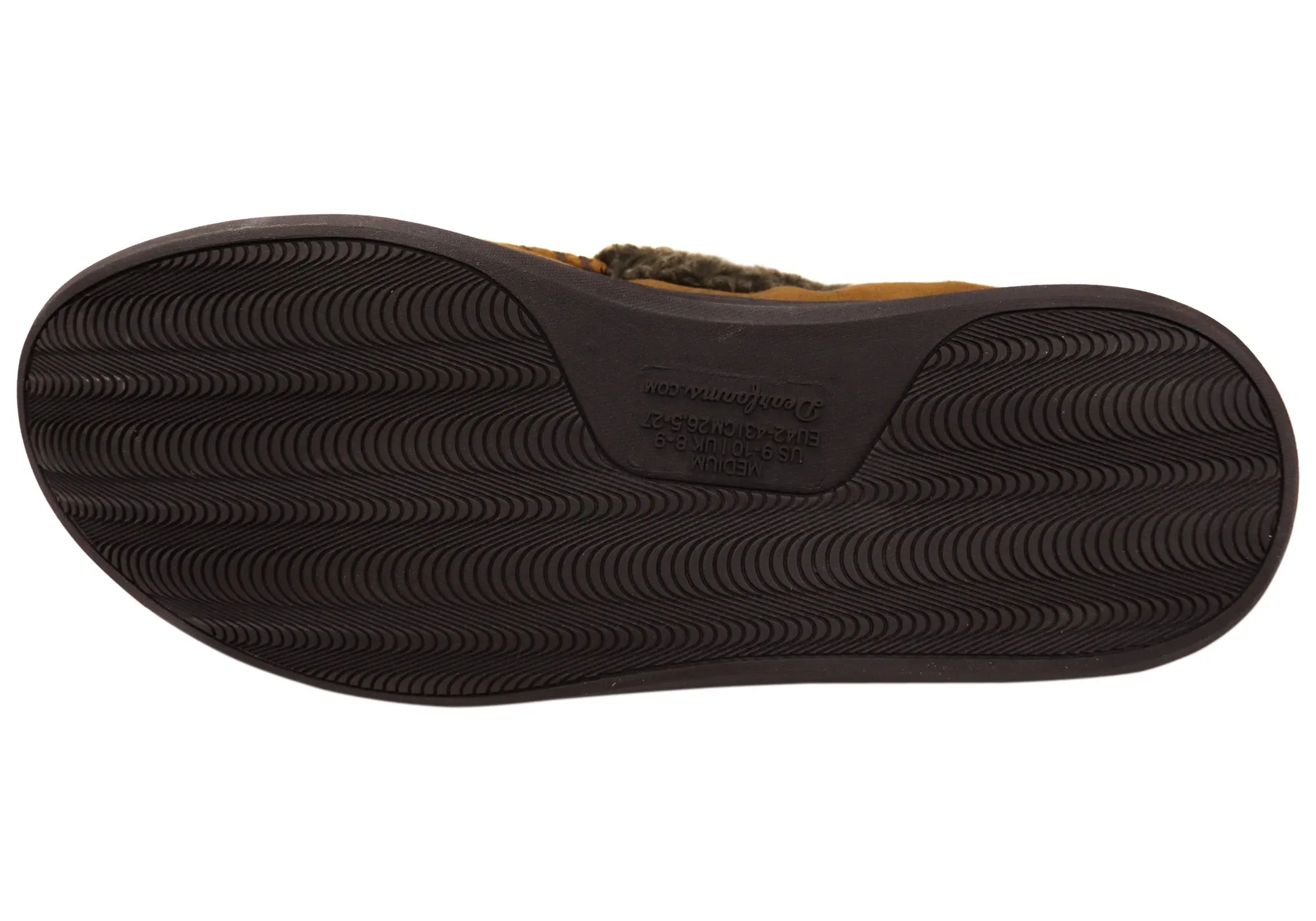 Chaussons Mocassin Dearfoam pour Hommes en Microsuede avec Couture Fouet Dearfoams