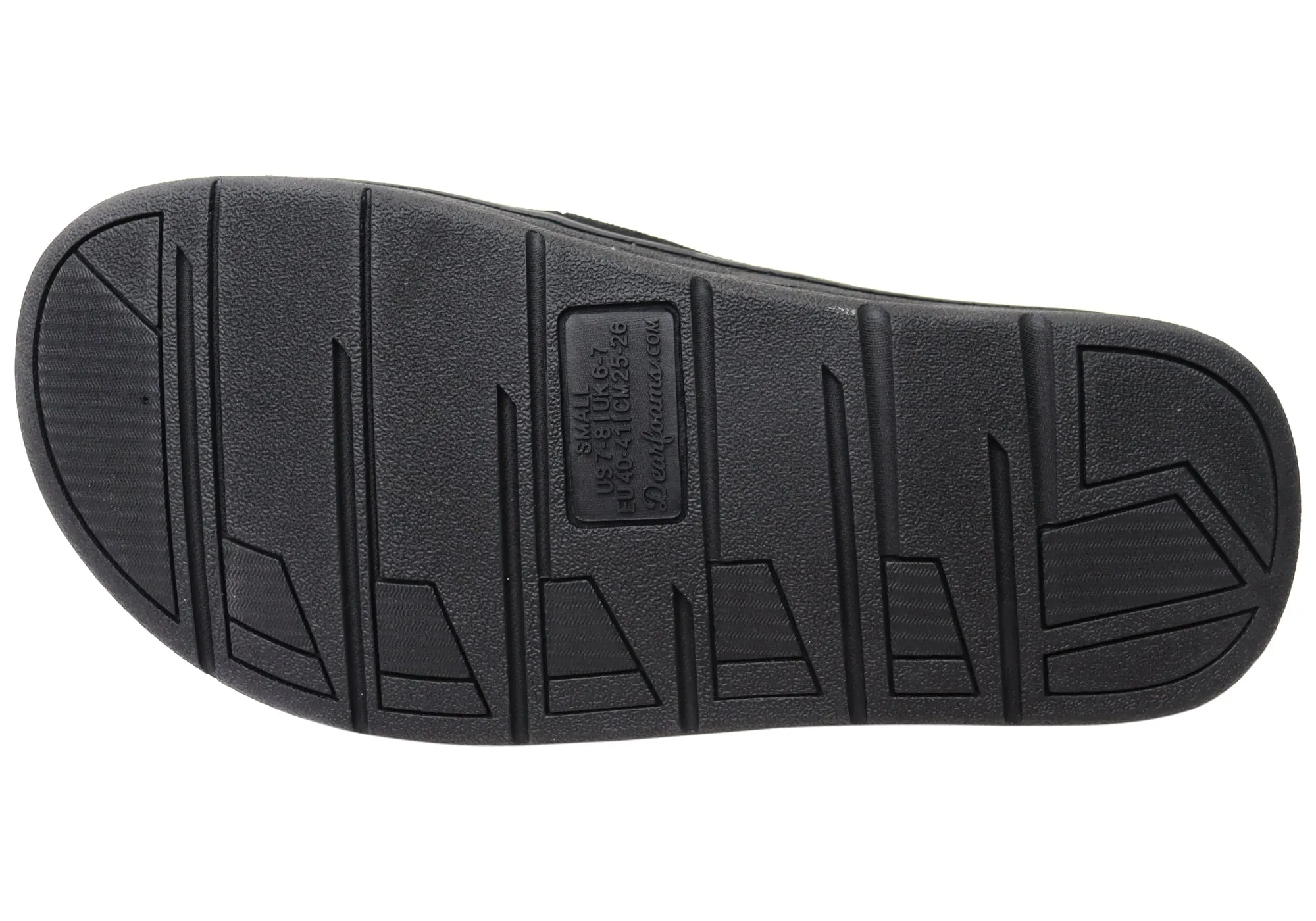 Chaussons coulissants ajustables confortables pour hommes Dearfoams Collin Terry