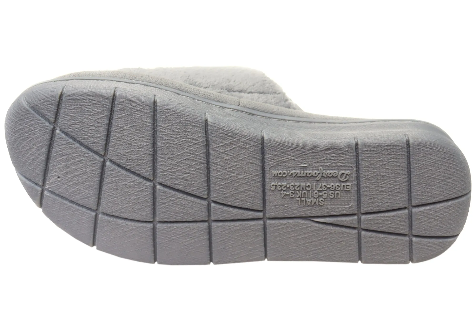 Chaussons coulissants ajustables confortables pour hommes Dearfoams Collin Terry