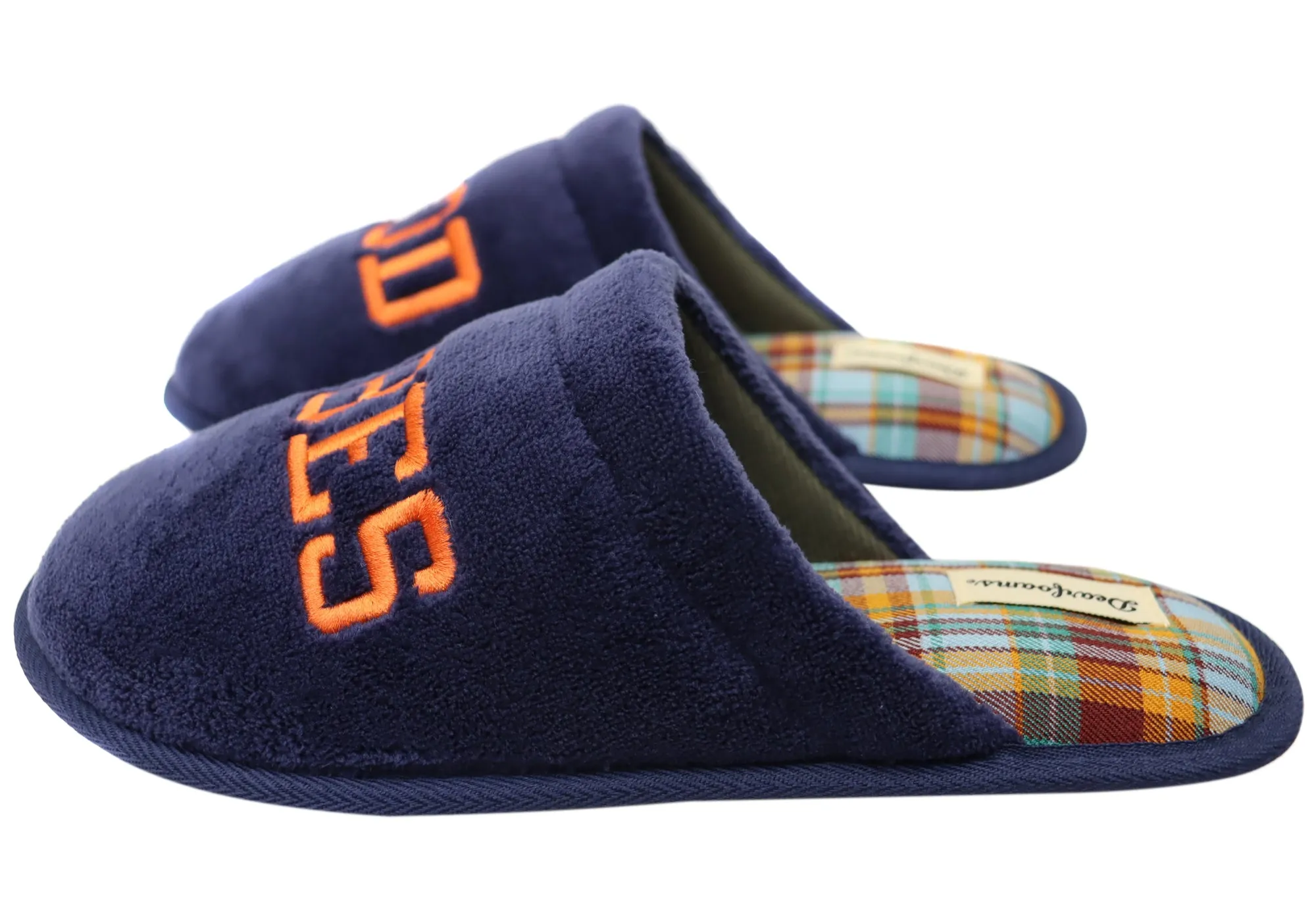 Chaussons confortables pour hommes Dearfoams, nouveauté en tissu éponge, chaussures Dearfoams