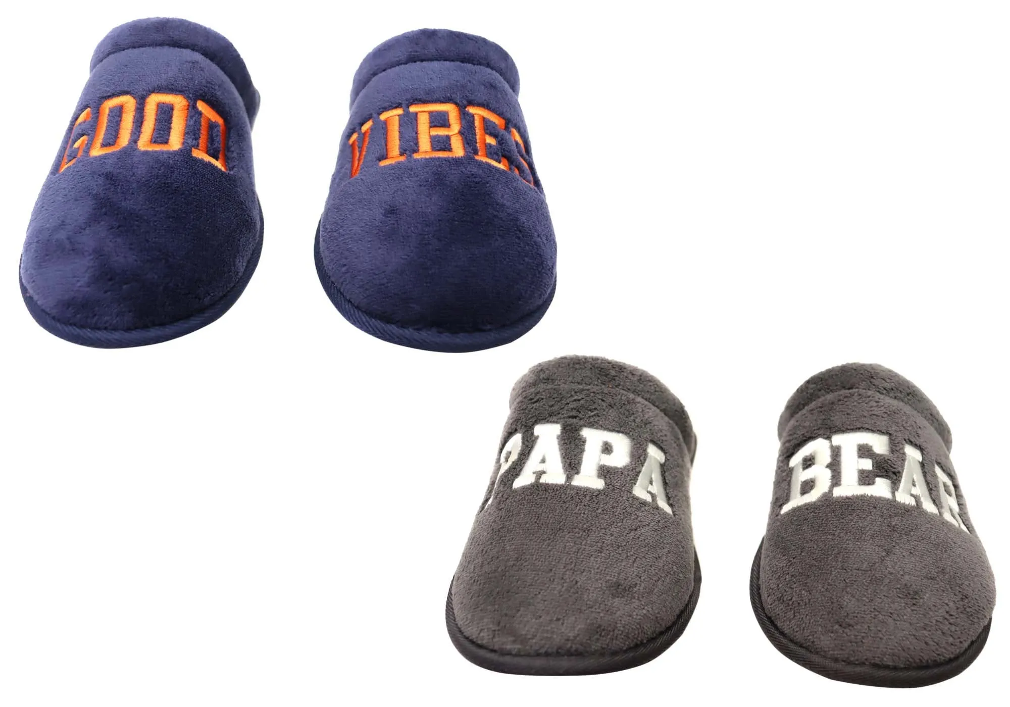 Chaussons confortables pour hommes Dearfoams, nouveauté en tissu éponge, chaussures Dearfoams