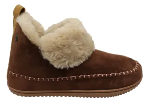 Dearfoams Womens Comfortable Moritz Bootie Slippers Dearfoams Shoes