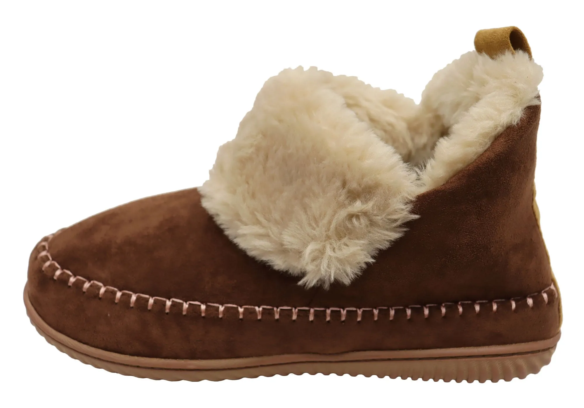 Chaussons confortables pour femmes Dearfoams, modèle Moritz