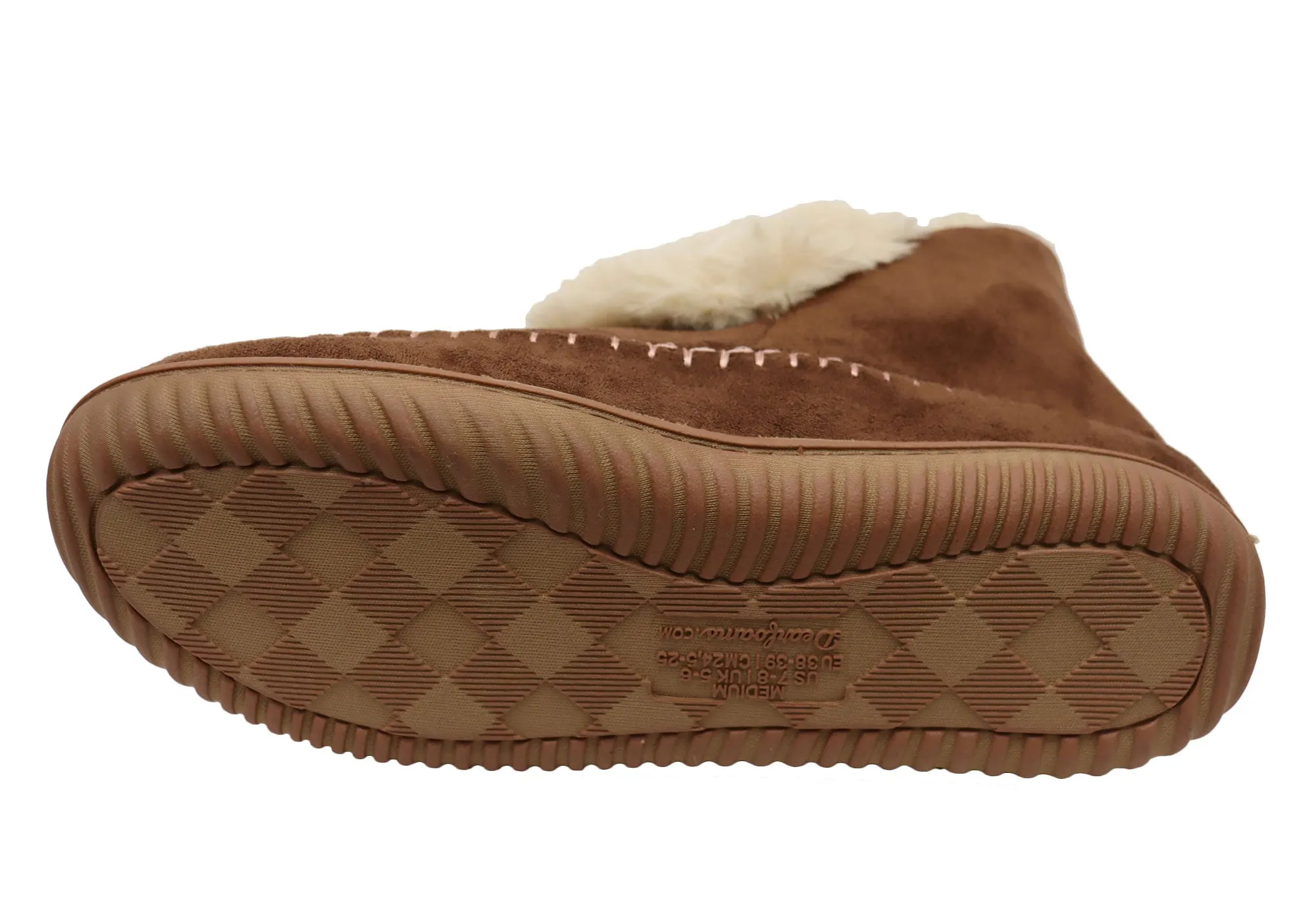 Chaussons confortables pour femmes Dearfoams, modèle Moritz