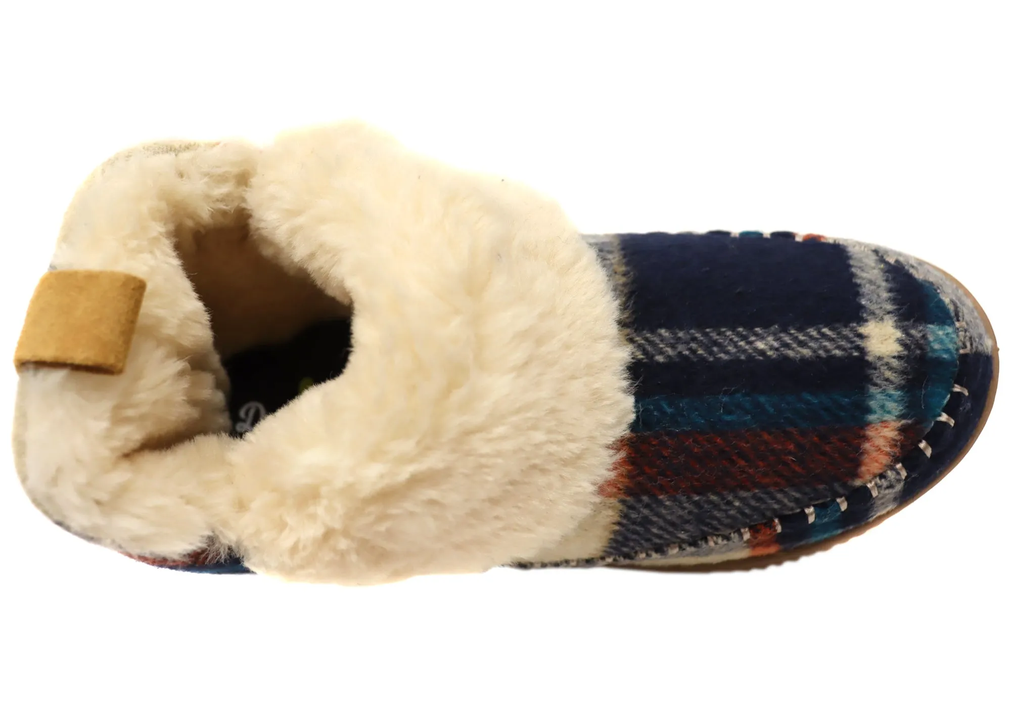 Dearfoams Chaussons confortables pour femmes Moritz avec retour d'énergie