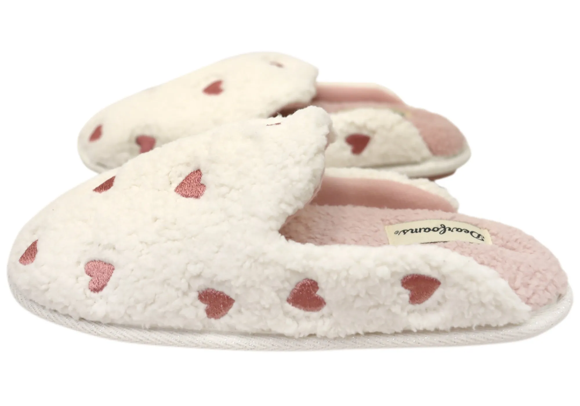 Chaussons confortables pour femmes à dos ouvert Dearfoams