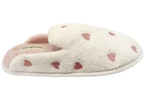 Dearfoams Womens Comfortable Open Back Scuff Slippers Dearfoams Shoes