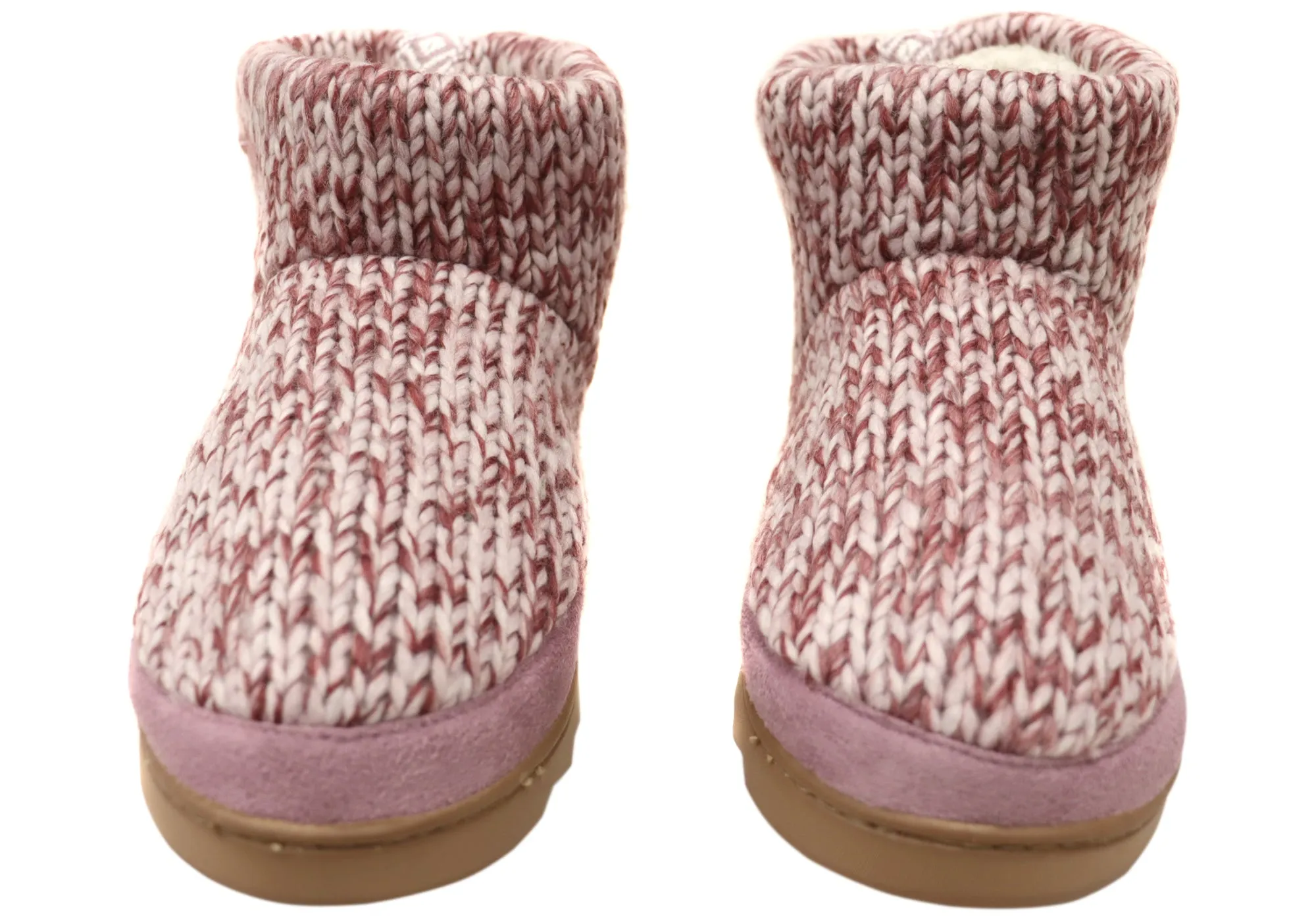 Chaussons confortables Dearfoams pour femmes Whitney en tricot