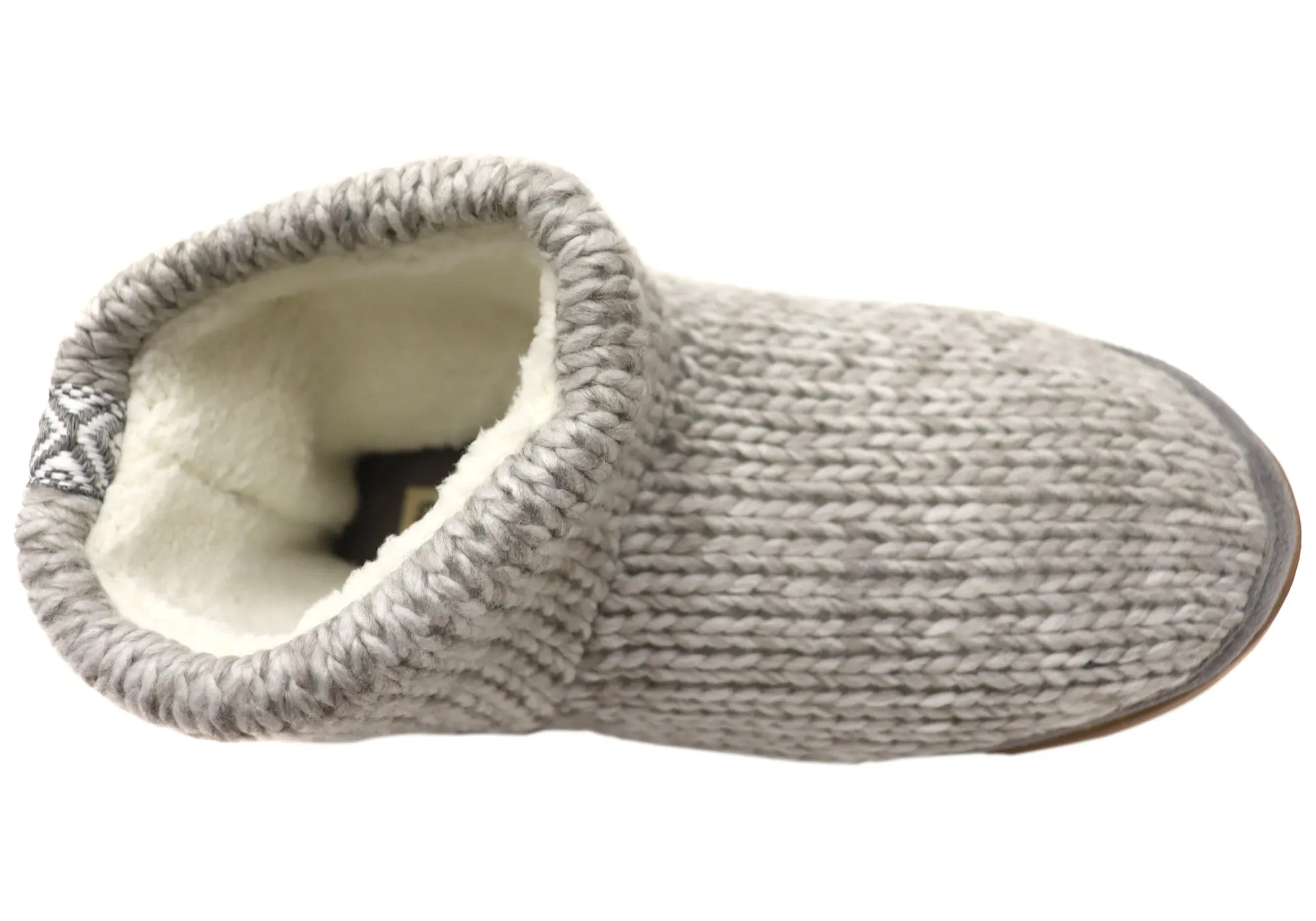 Chaussons confortables Dearfoams pour femmes Whitney en tricot