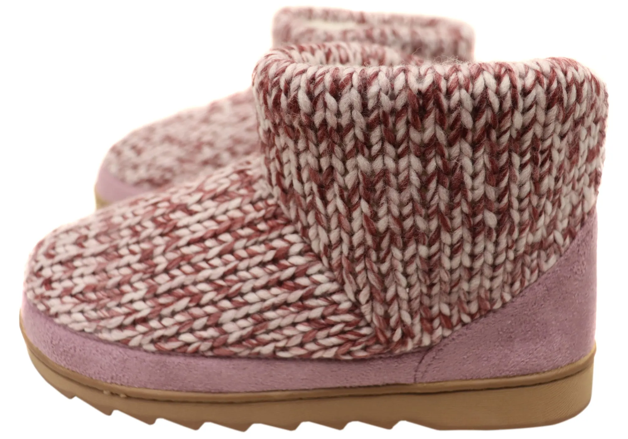 Chaussons confortables Dearfoams pour femmes Whitney en tricot