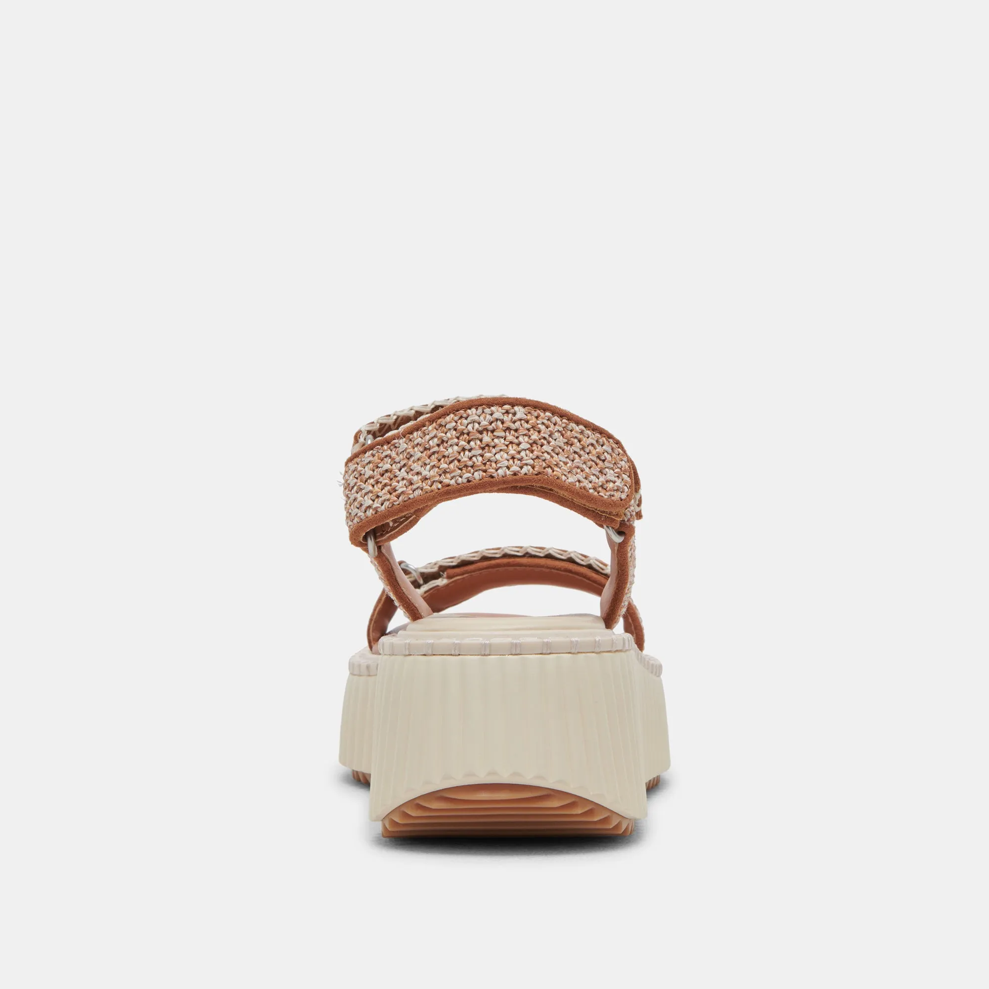 DEBRA SANDALES BEIGE MULTICOLORE NUBUCK