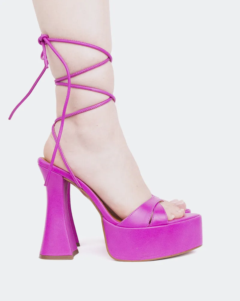 Cuir Violet Désert