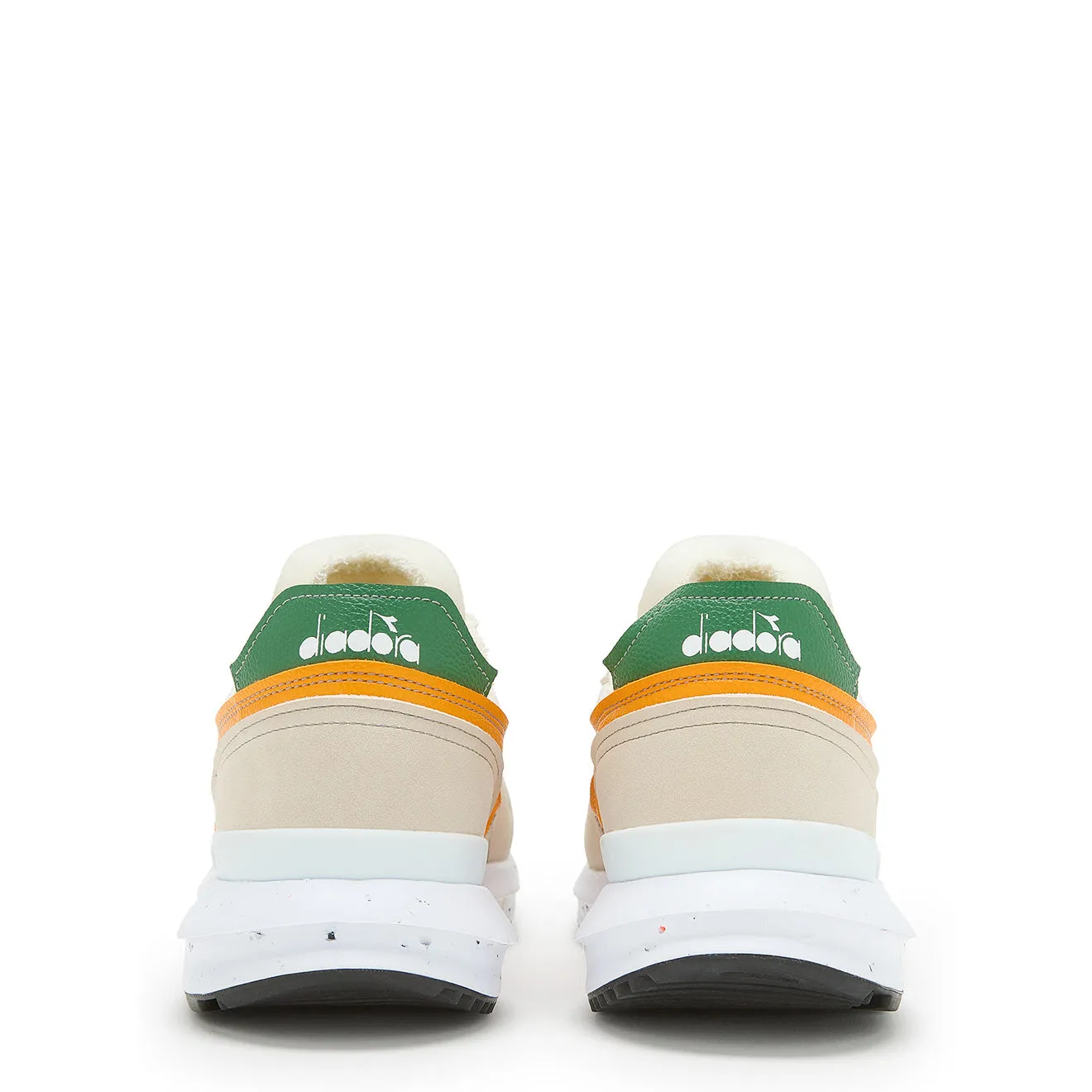 Diadora Femme Kmaro 42 ACBC Chaussures de Sport Super Blanc / Jaune de Cadmium Diadora