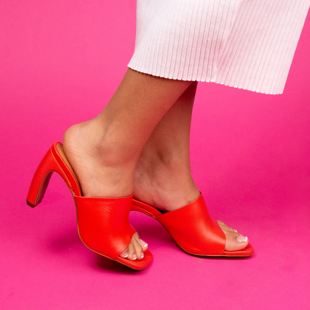 Cuir Orange Diagonal