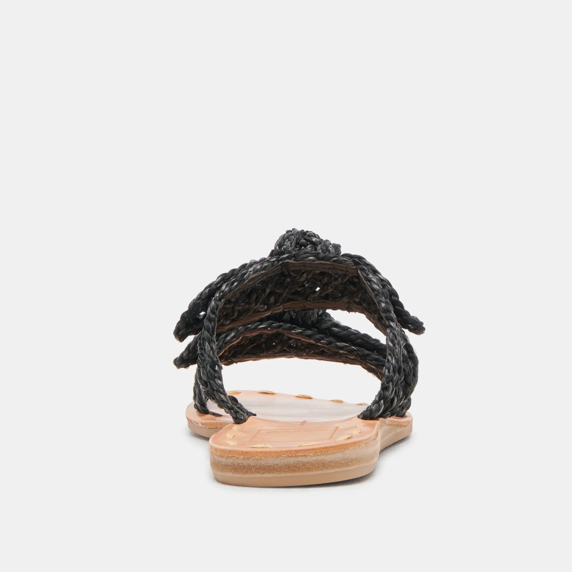 SANDALES DINAH LARGES ONYX EN RAFFIA