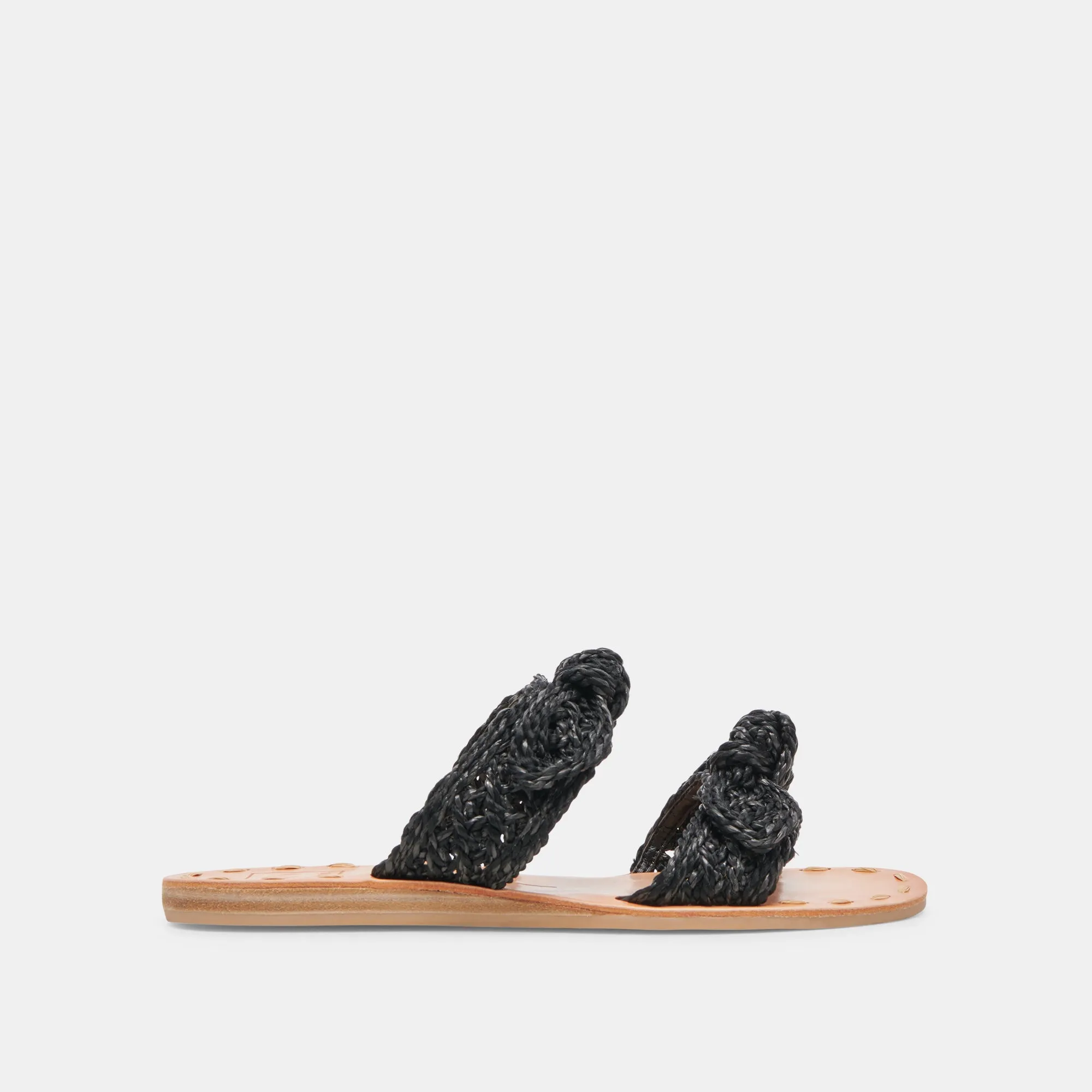 SANDALES DINAH LARGES ONYX EN RAFFIA