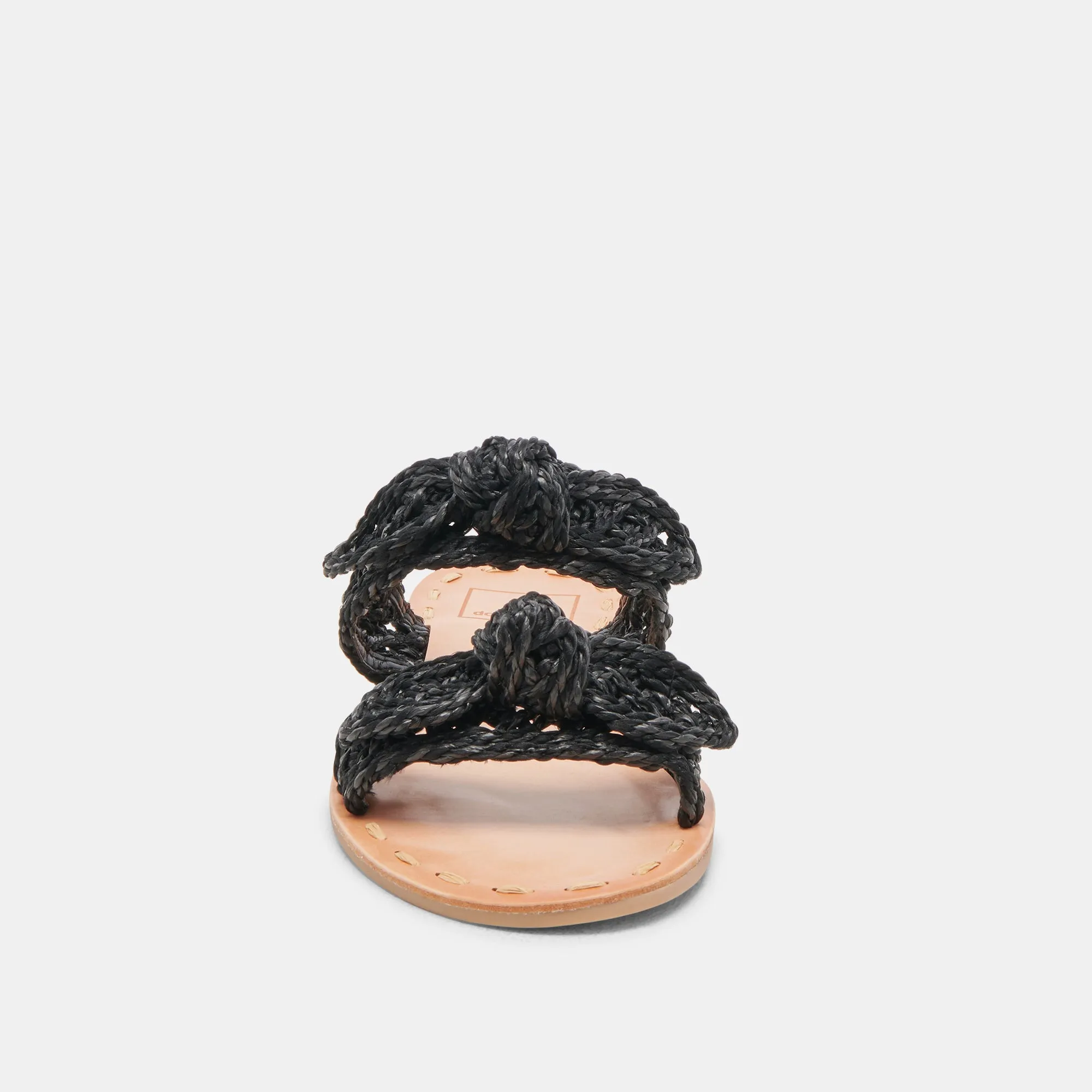 SANDALES DINAH LARGES ONYX EN RAFFIA