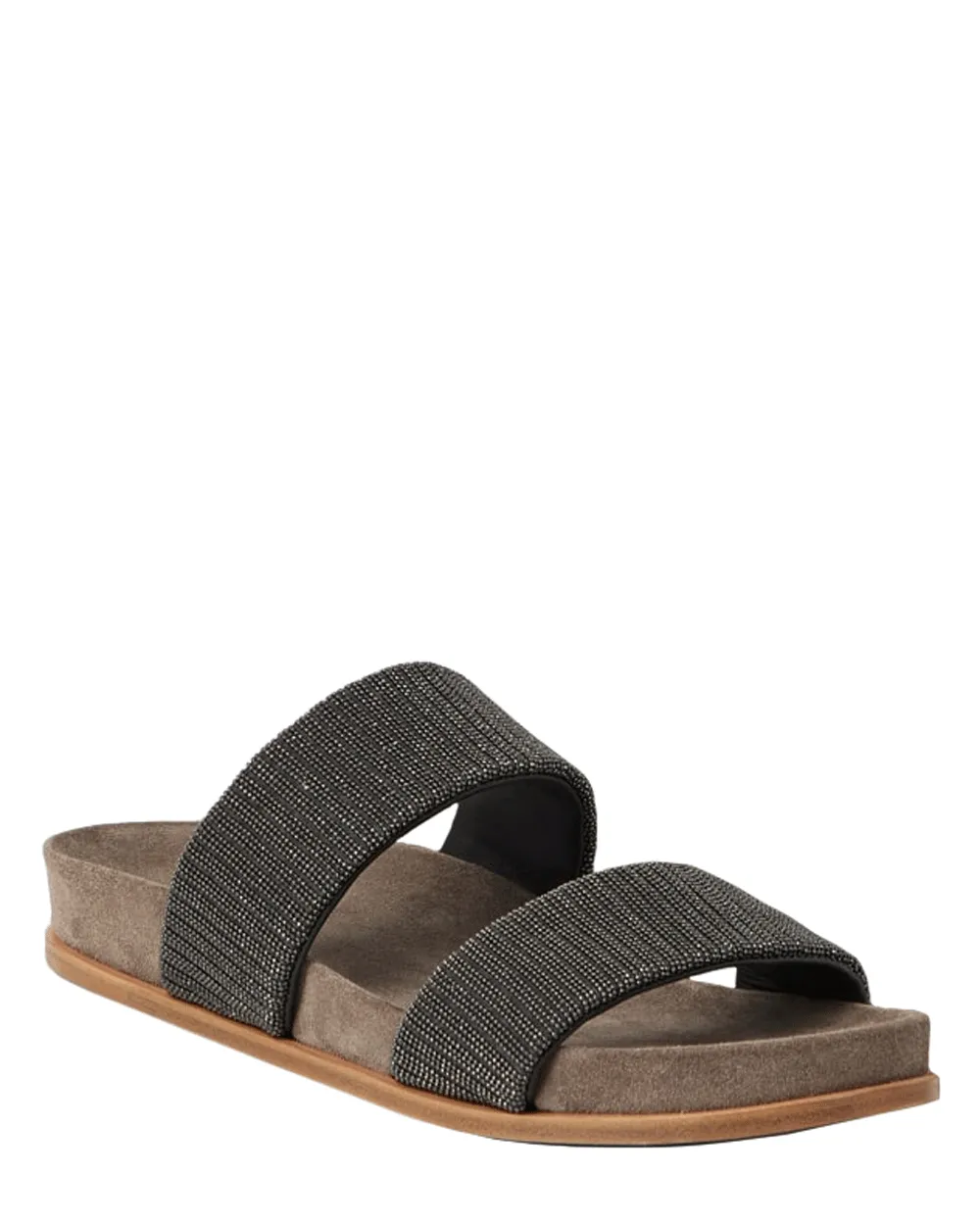 Glissières doubles à brides Monili en anthracite