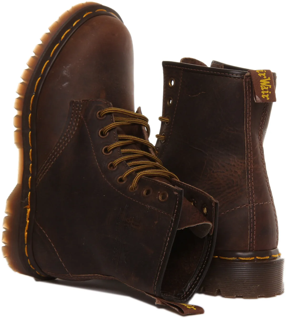 Dr Marten 1460 en marron pour femmes Chaussures Dr Martens