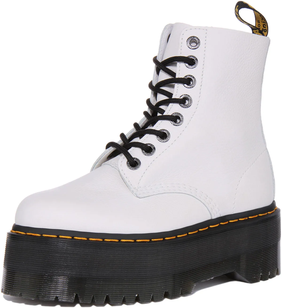Dr Martens 1460 Pascal Max Plateforme en Blanc Pour Femme Chaussures Dr Martens