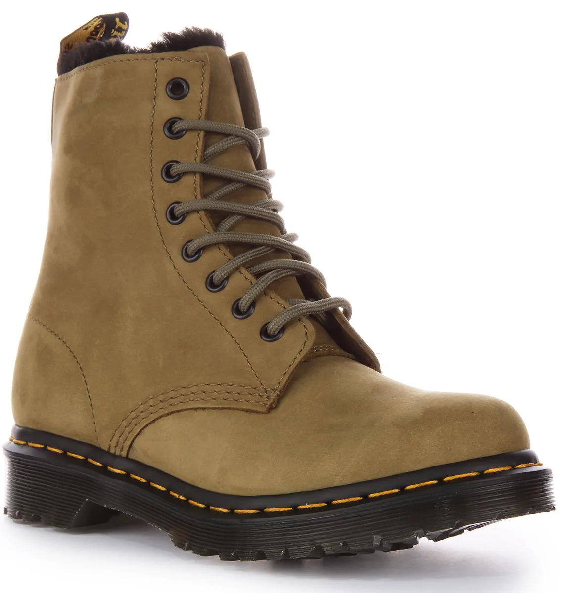 Dr Martens 1460 Serena en chaussures vert olive Dr Martens
