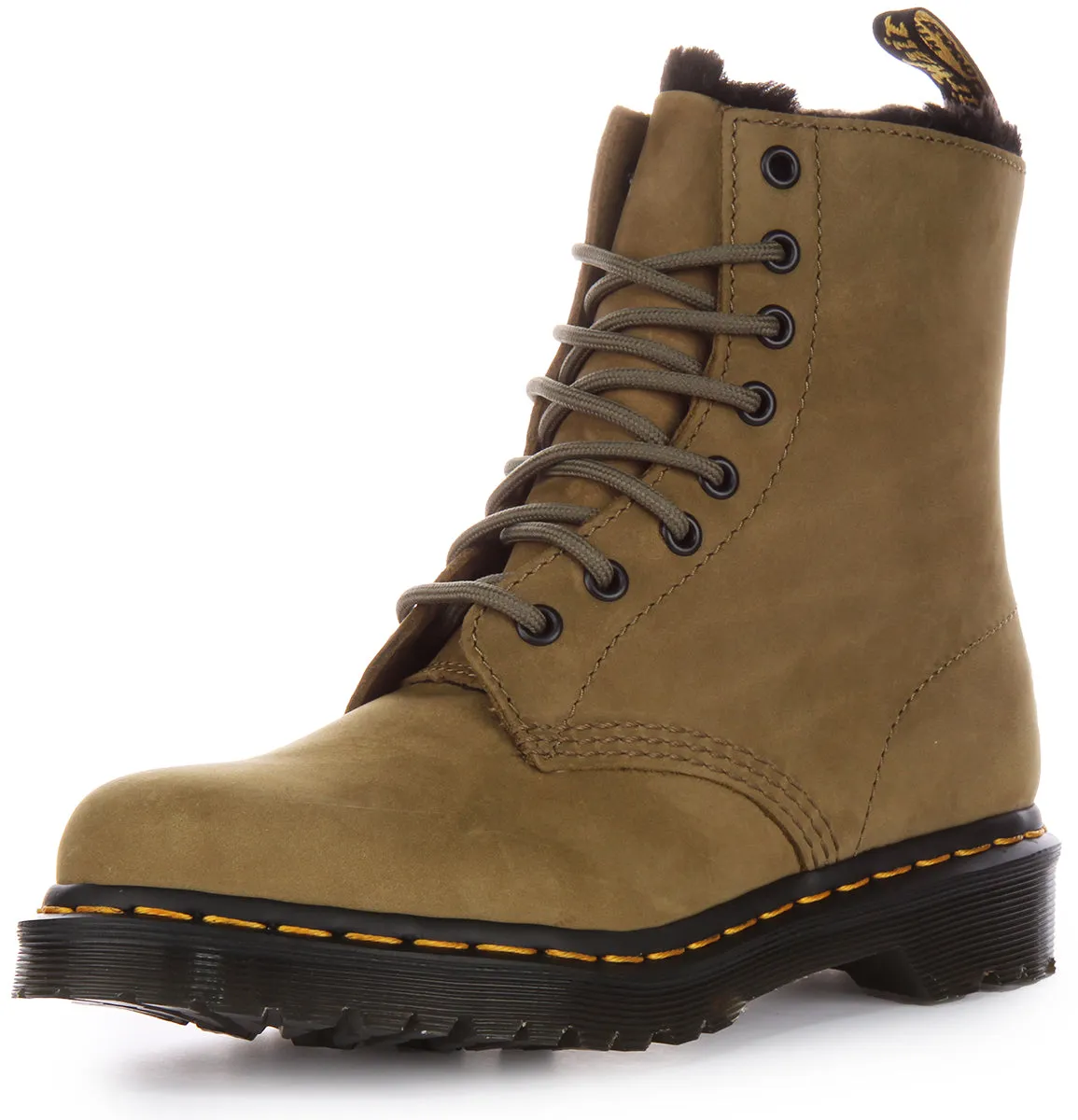 Dr Martens 1460 Serena en chaussures vert olive Dr Martens