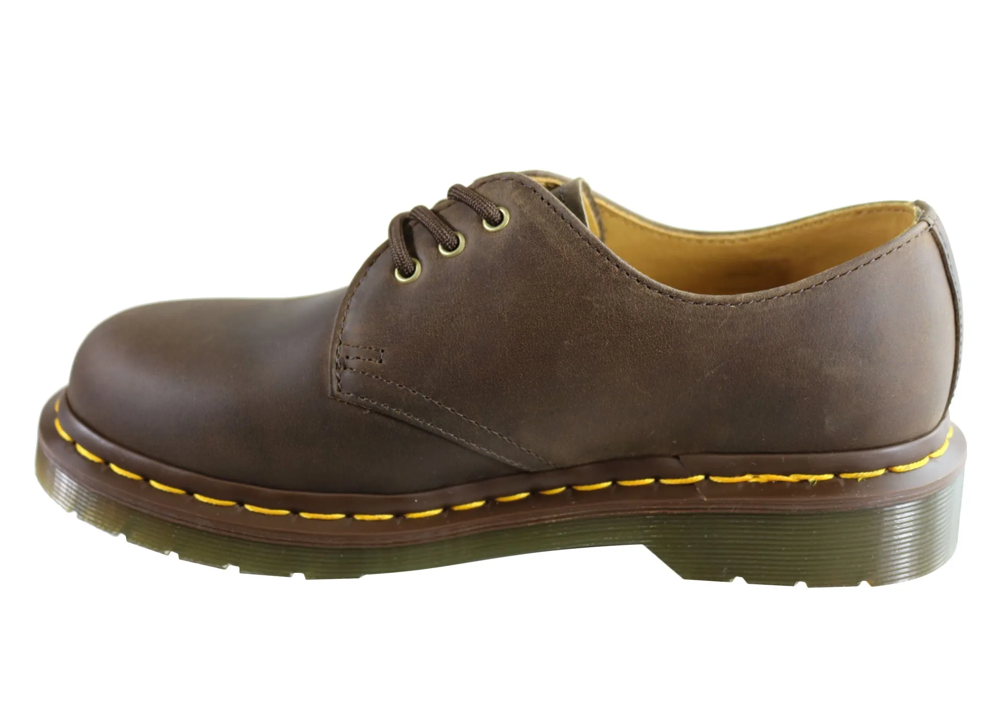 Dr Martens 1461 Gaucho Crazy Horse Chaussures Unisexe Lacets Confortables Dr Martens