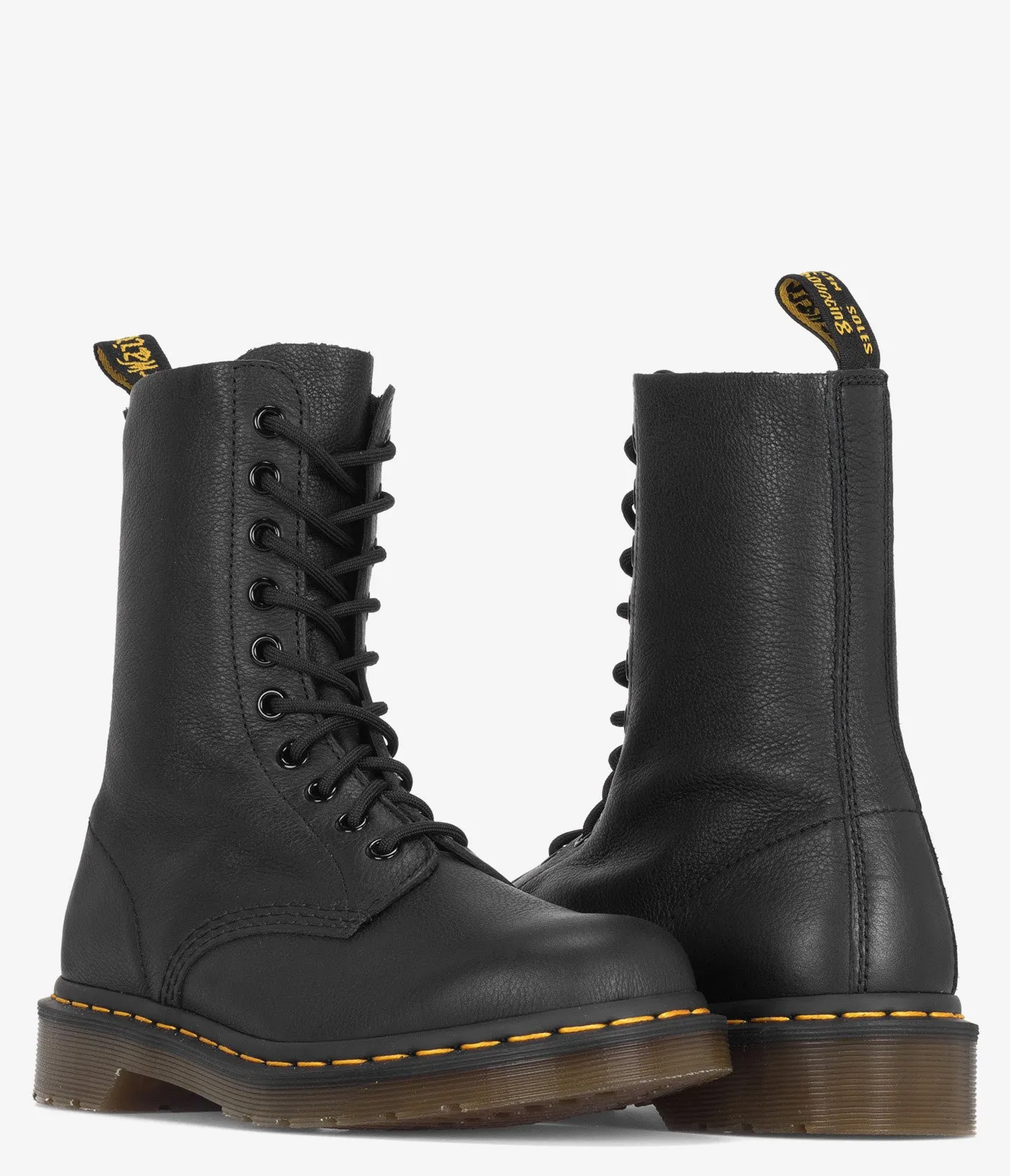 Dr. Martens 1490 Bottes mi-mollet en cuir Virginia - Femmes