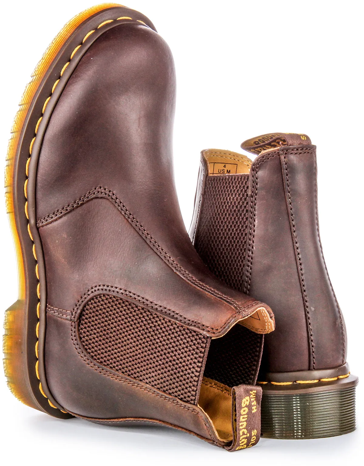 Dr Martens 2976 YS Chelsea en chaussures marron Dr Martens