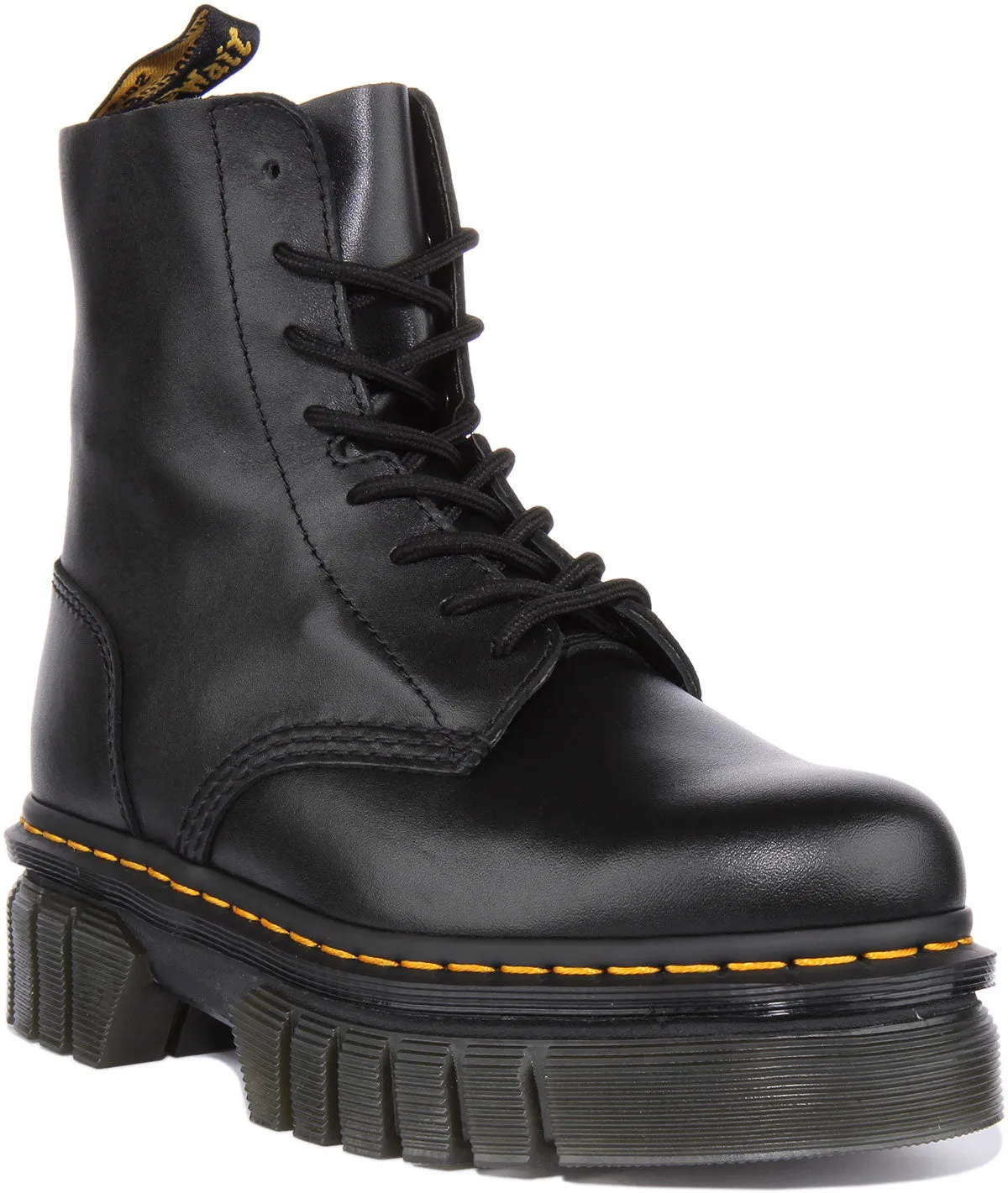 Dr Martens Audrich Bottine à 8 œillets en noir Dr Martens