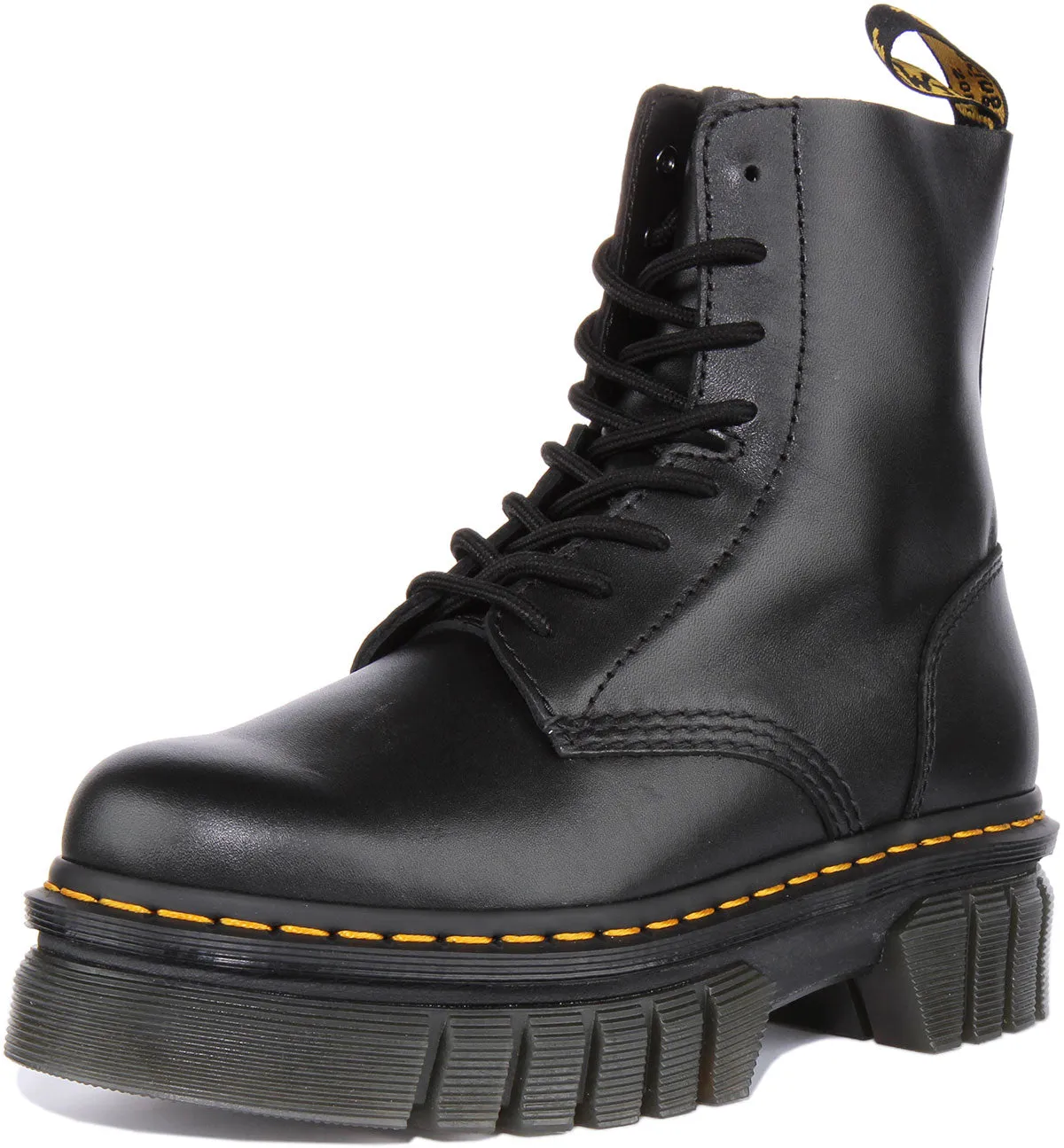 Dr Martens Audrich Bottine à 8 œillets en noir Dr Martens