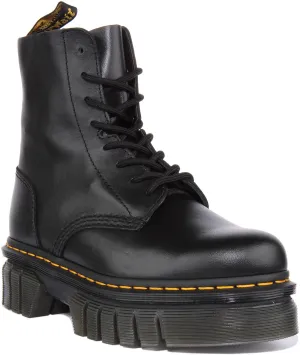 Dr Martens Audrich 8 Eyelet Boot In Black Shoes Dr Martens