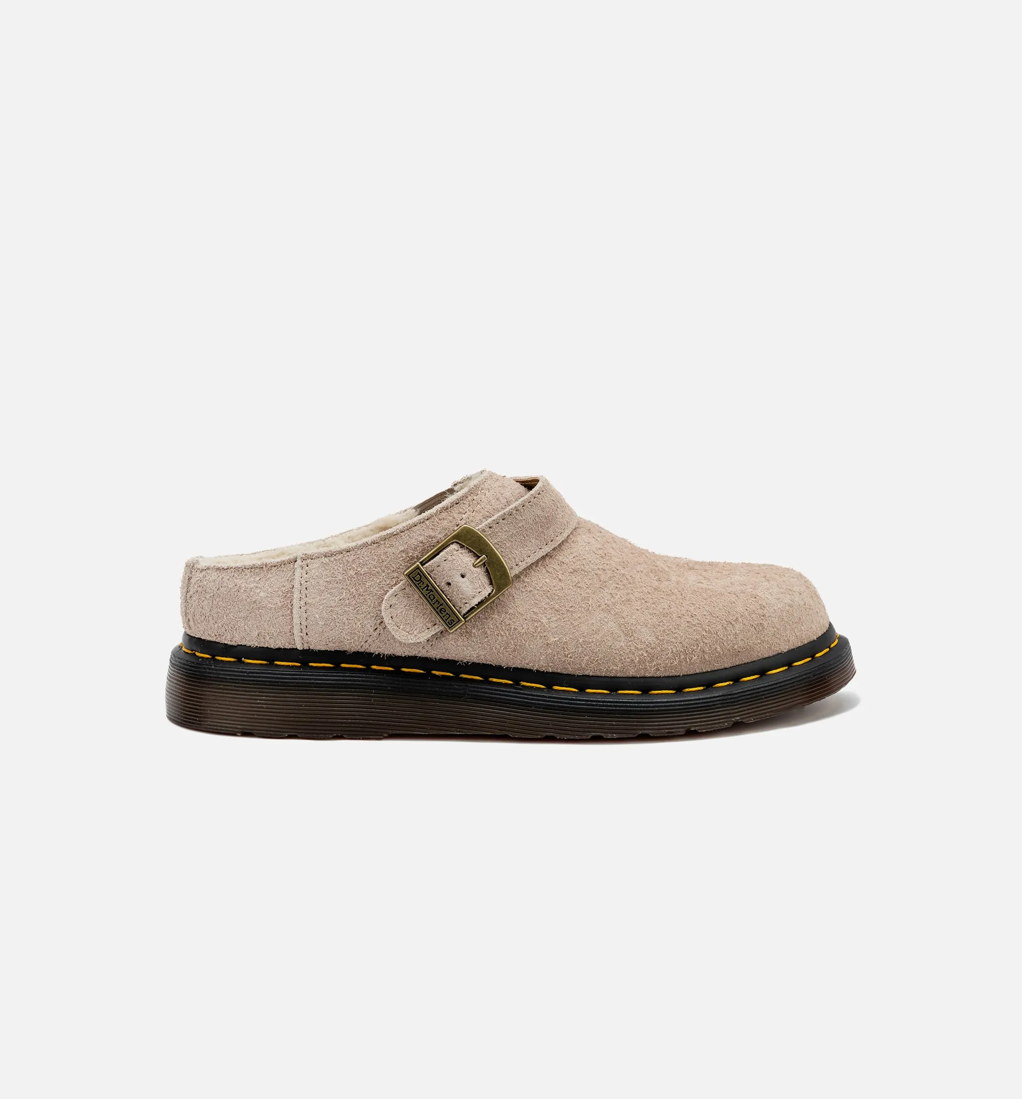 Dr Martens Chaussures Isham Suede Slingback Mule pour Homme - Chaussure de Style Taupe