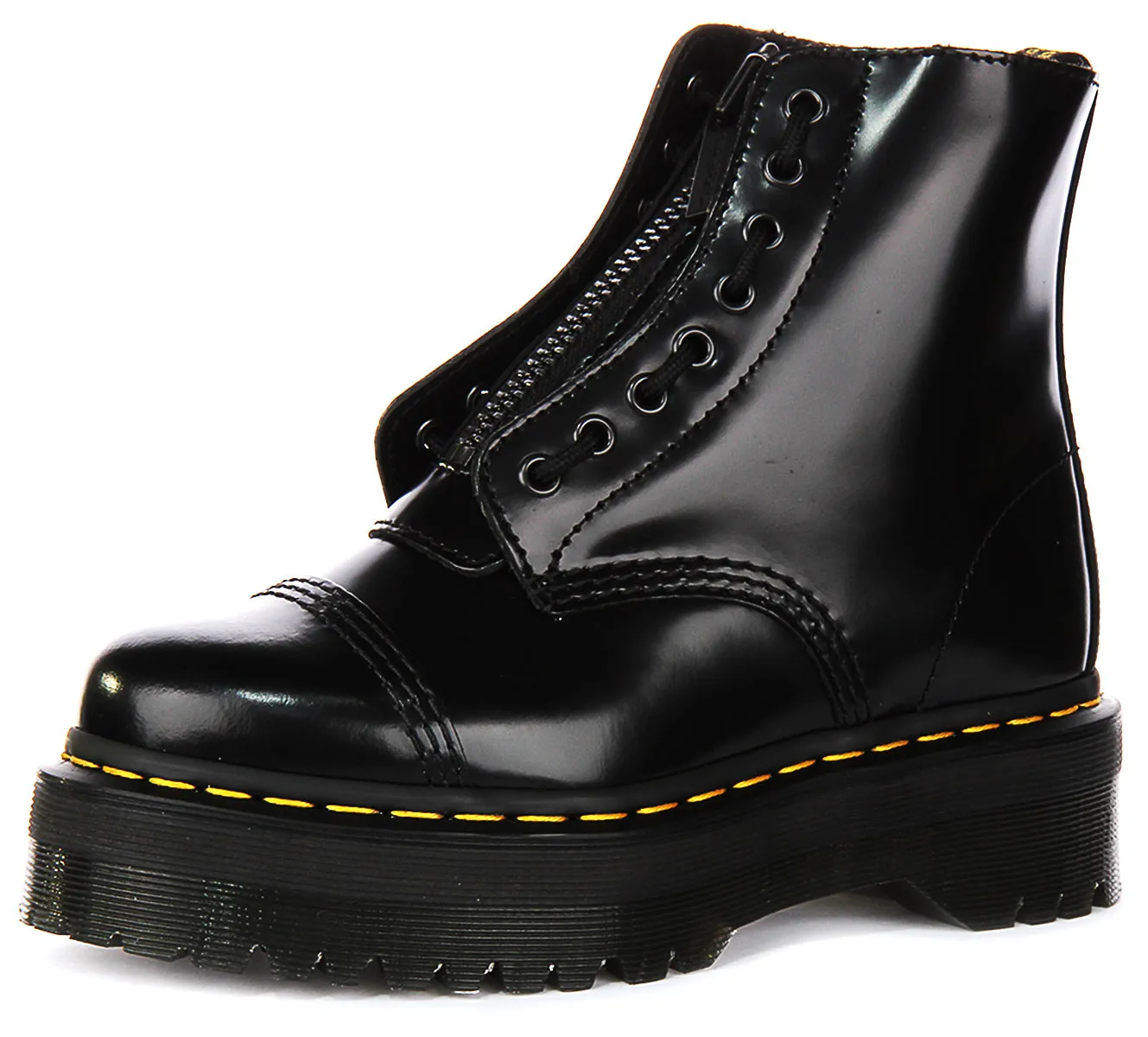 Dr Martens Sinclair Doublé en Fourrure Noir Pour Femme Chaussures Dr Martens