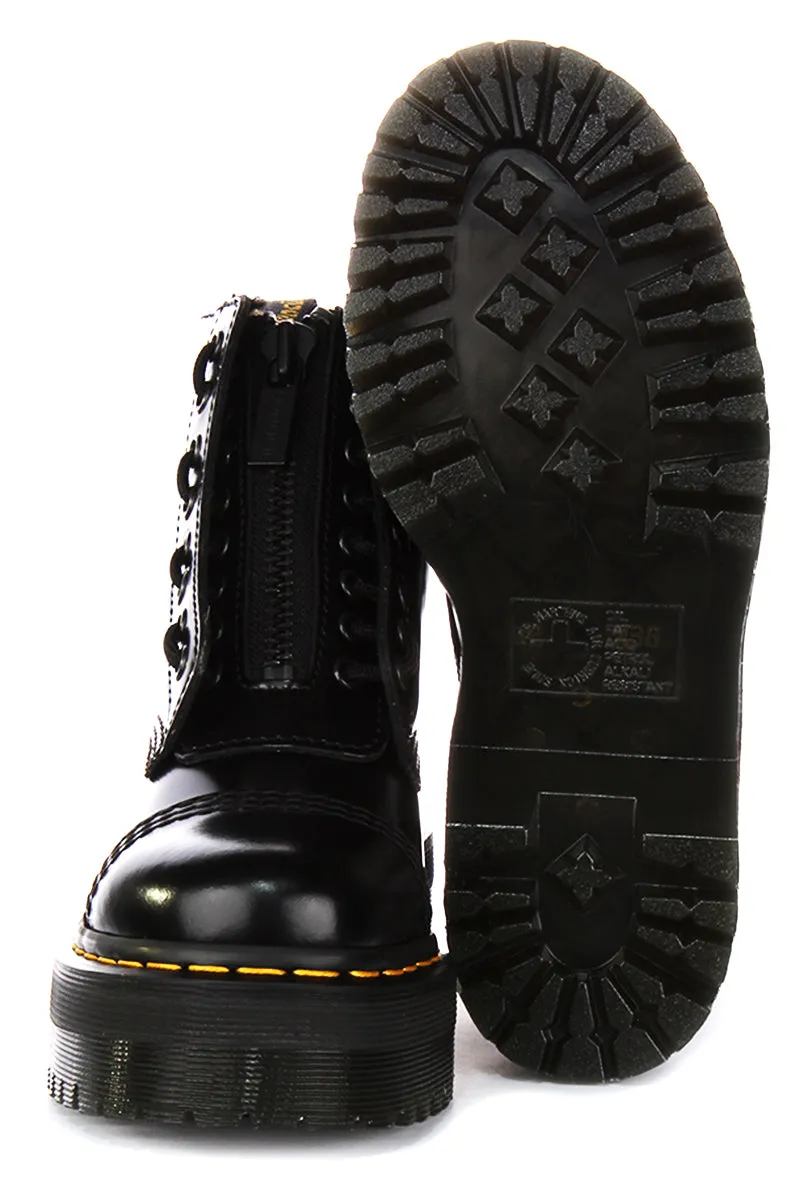 Dr Martens Sinclair Doublé en Fourrure Noir Pour Femme Chaussures Dr Martens