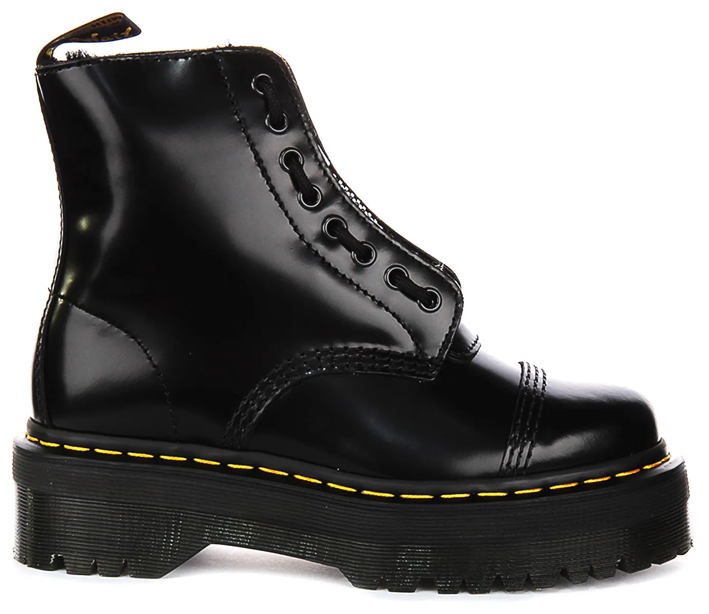 Dr Martens Sinclair Doublé en Fourrure Noir Pour Femme Chaussures Dr Martens