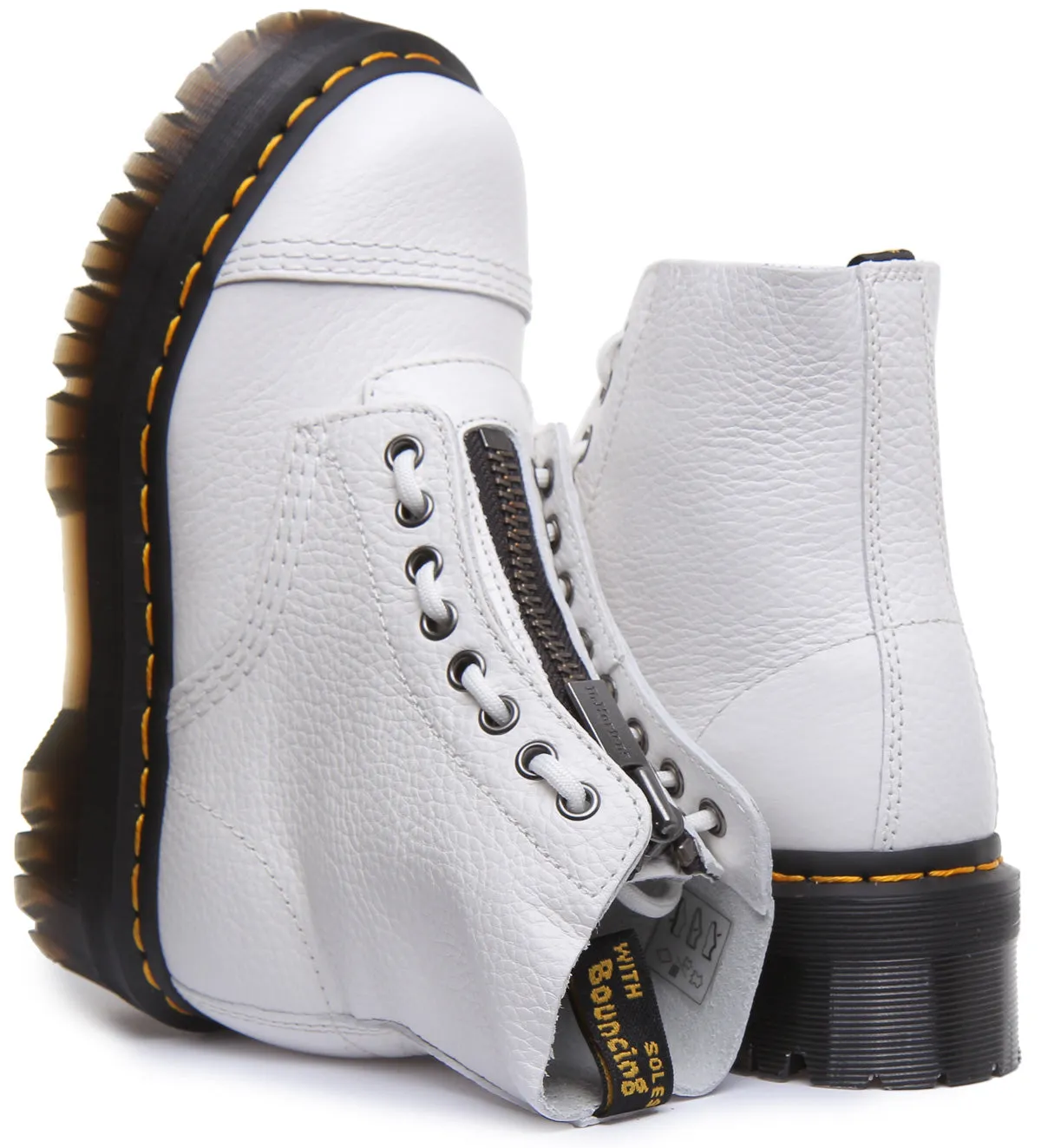 Dr Martens Sinclair en blanc pour femmes Chaussures Dr Martens