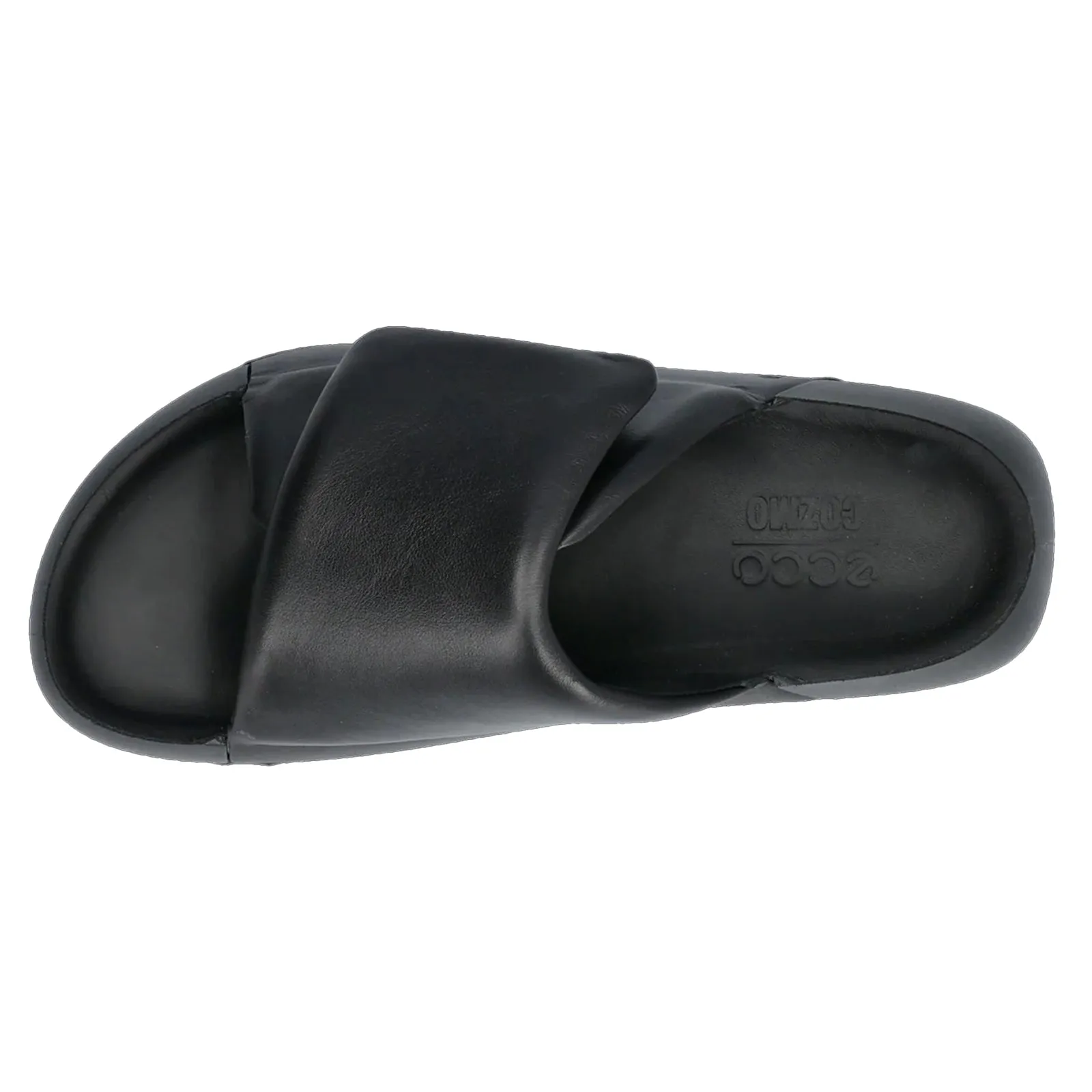 Ecco Cozmo PF 206683 Sandales pour Femmes en Cuir Pleine Fleur Chaussures Ecco
