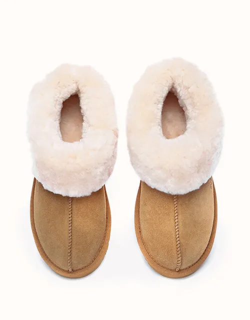 EVERAU® Chaussons Homey en Suédine Style UGG