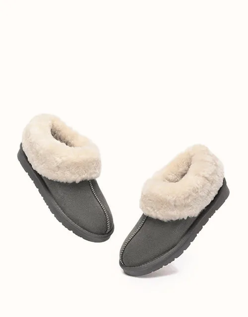EVERAU® Chaussons Homey en Suédine Style UGG