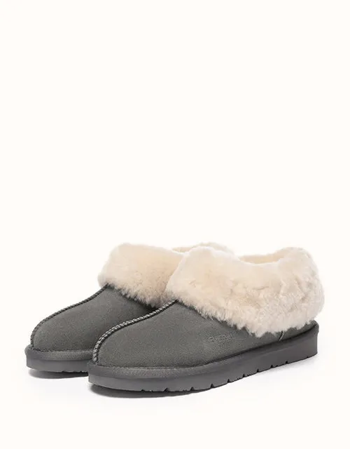 EVERAU® Chaussons Homey en Suédine Style UGG