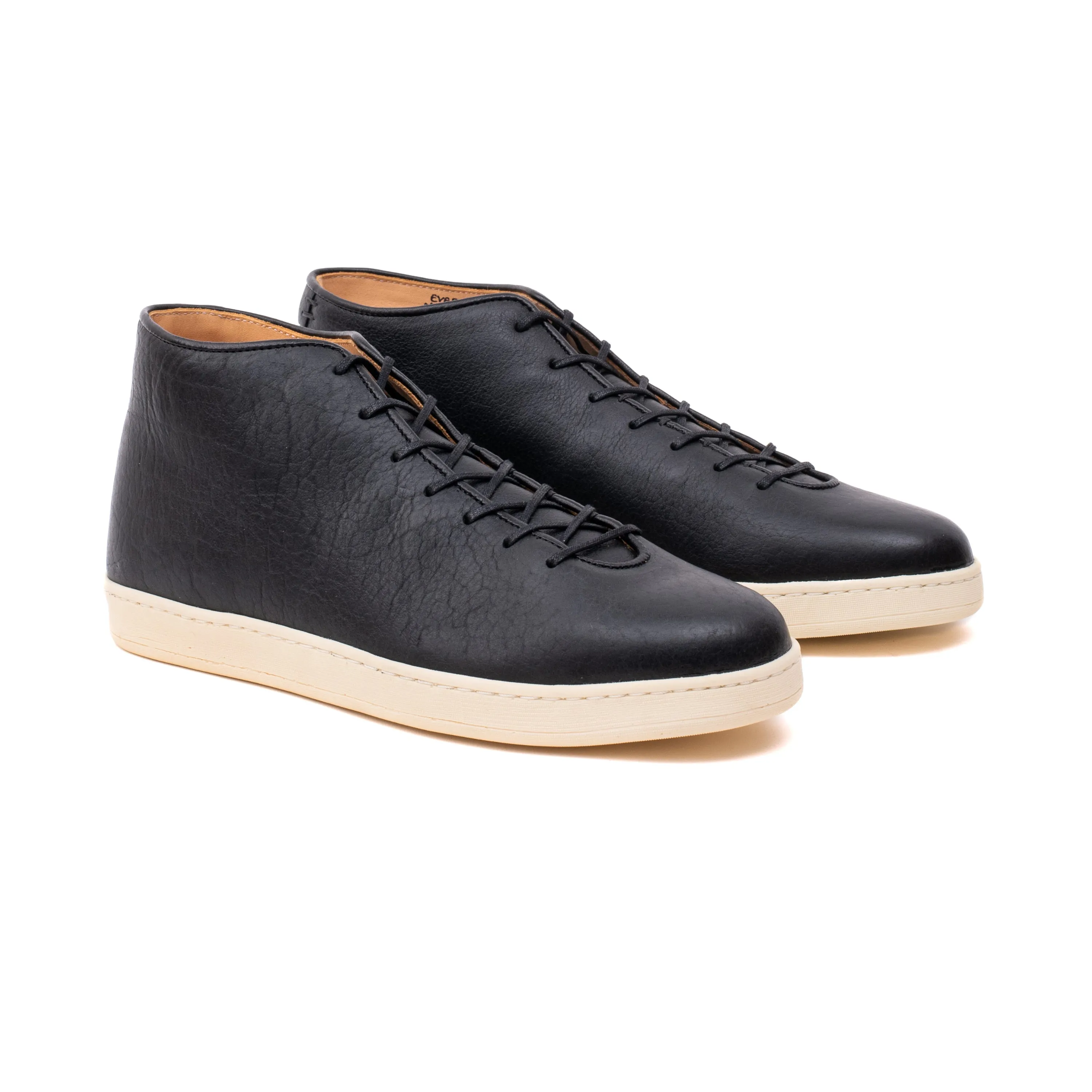Everdon Wholecut Mid - Buffle Horween Noir