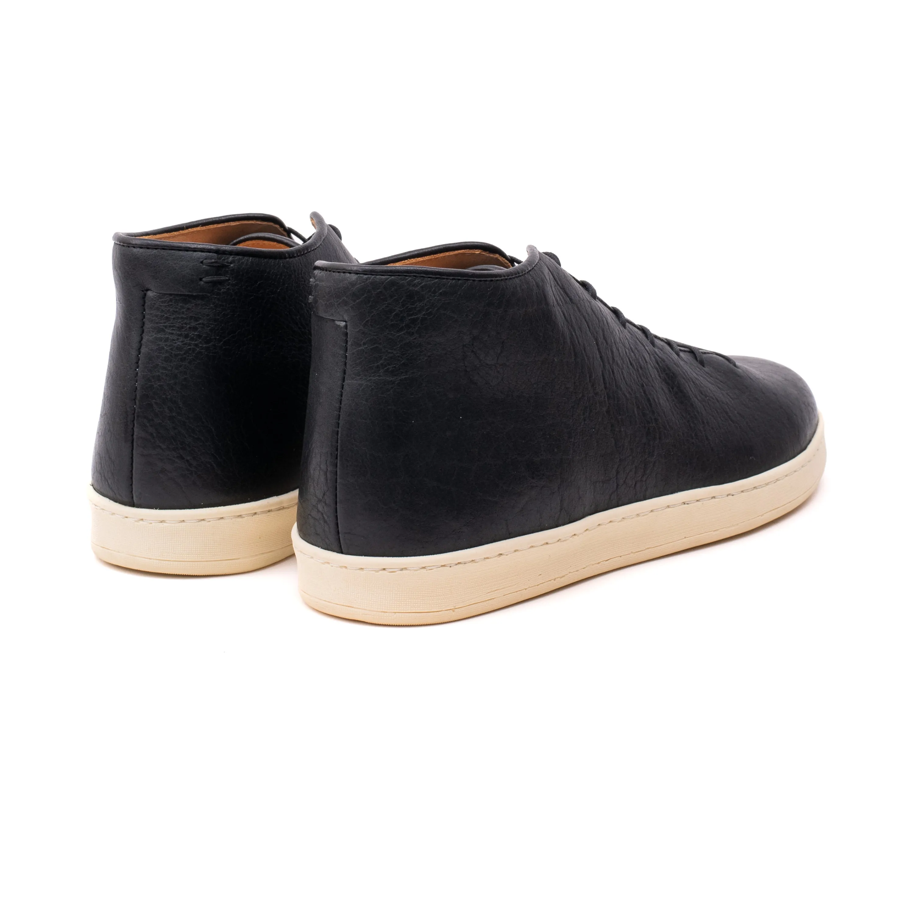 Everdon Wholecut Mid - Buffle Horween Noir