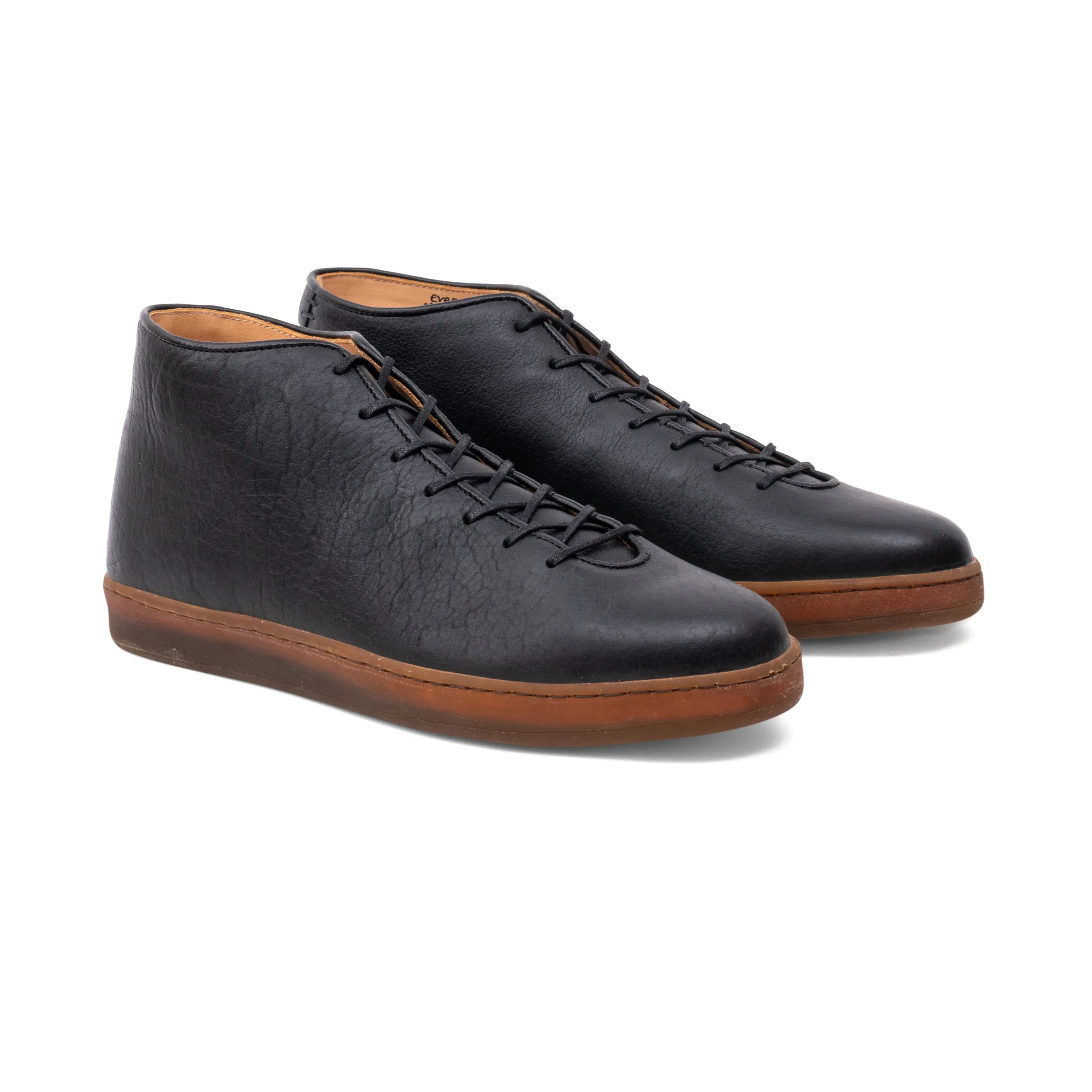 Everdon Wholecut Mid - Buffle Horween Noir