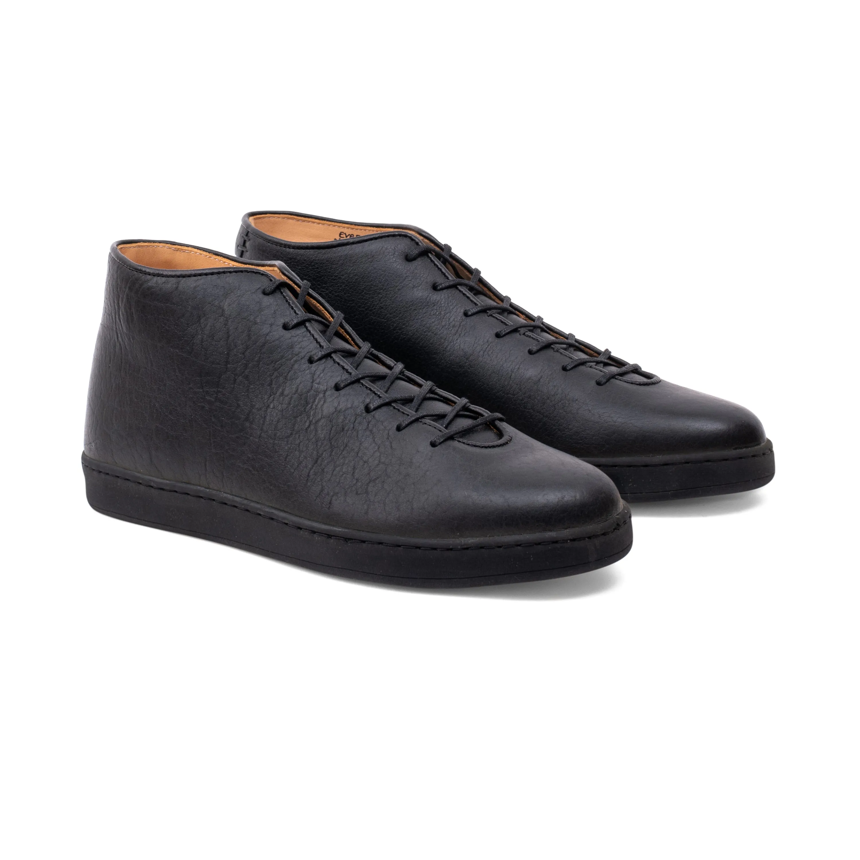 Everdon Wholecut Mid - Buffle Horween Noir