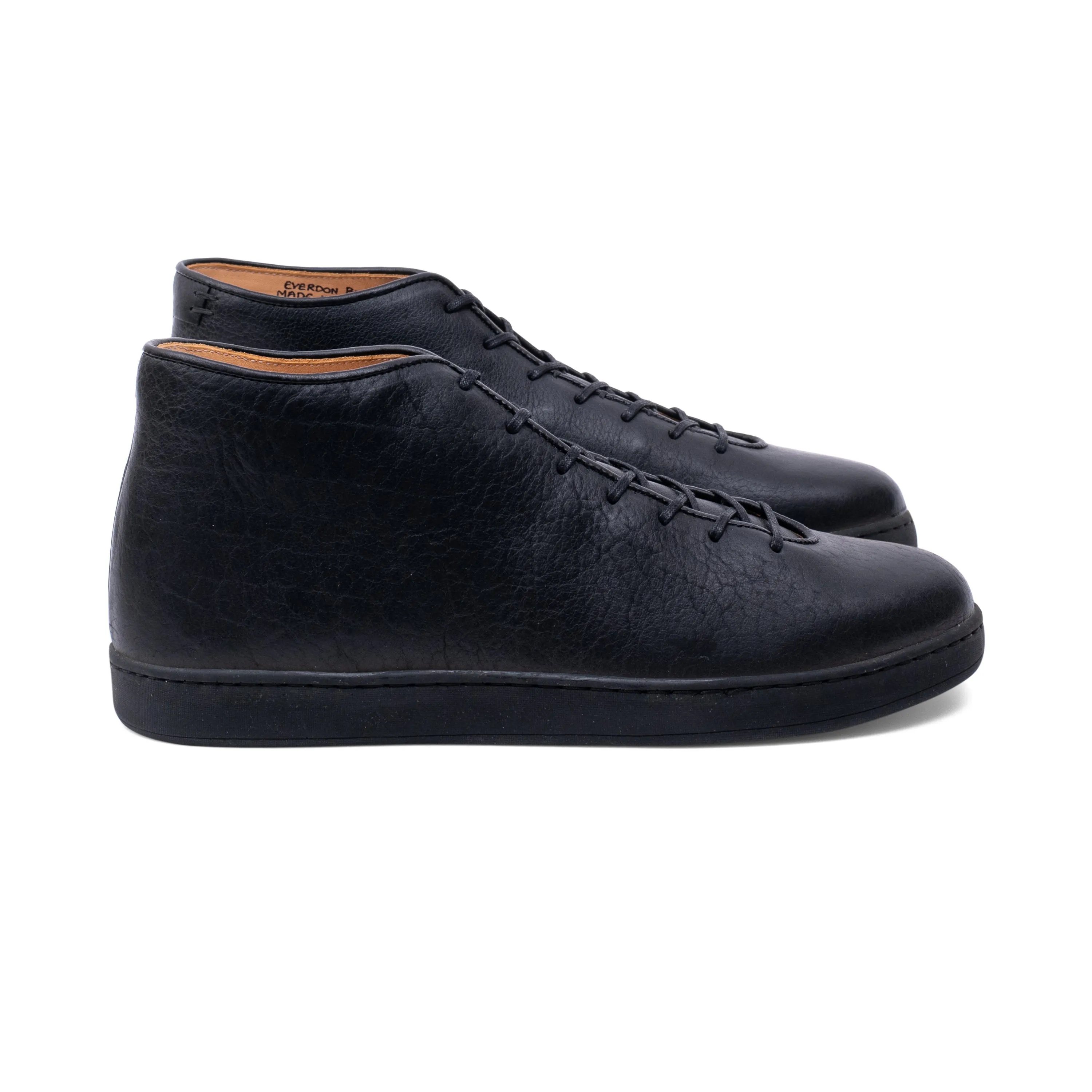Everdon Wholecut Mid - Buffle Horween Noir