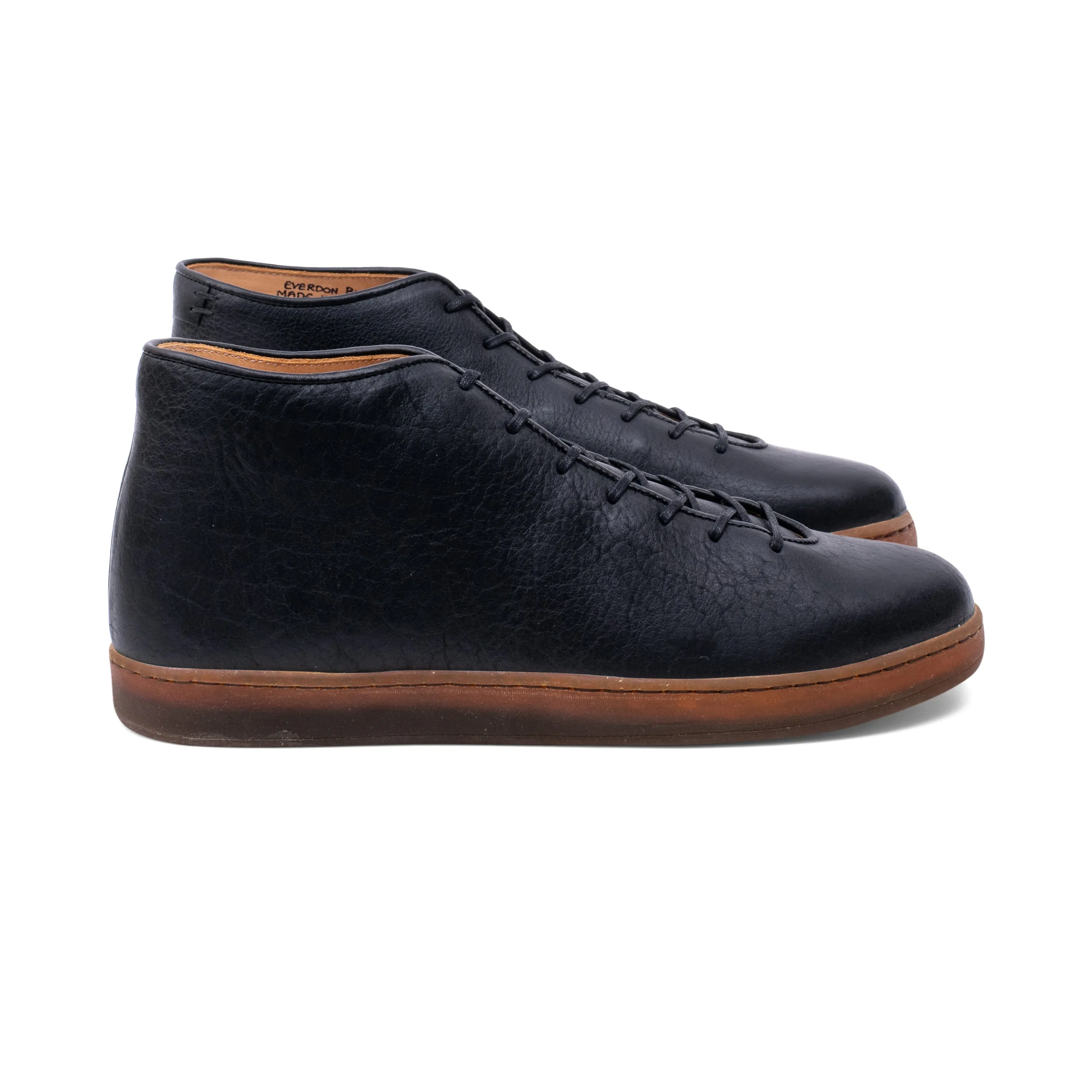 Everdon Wholecut Mid - Buffle Horween Noir