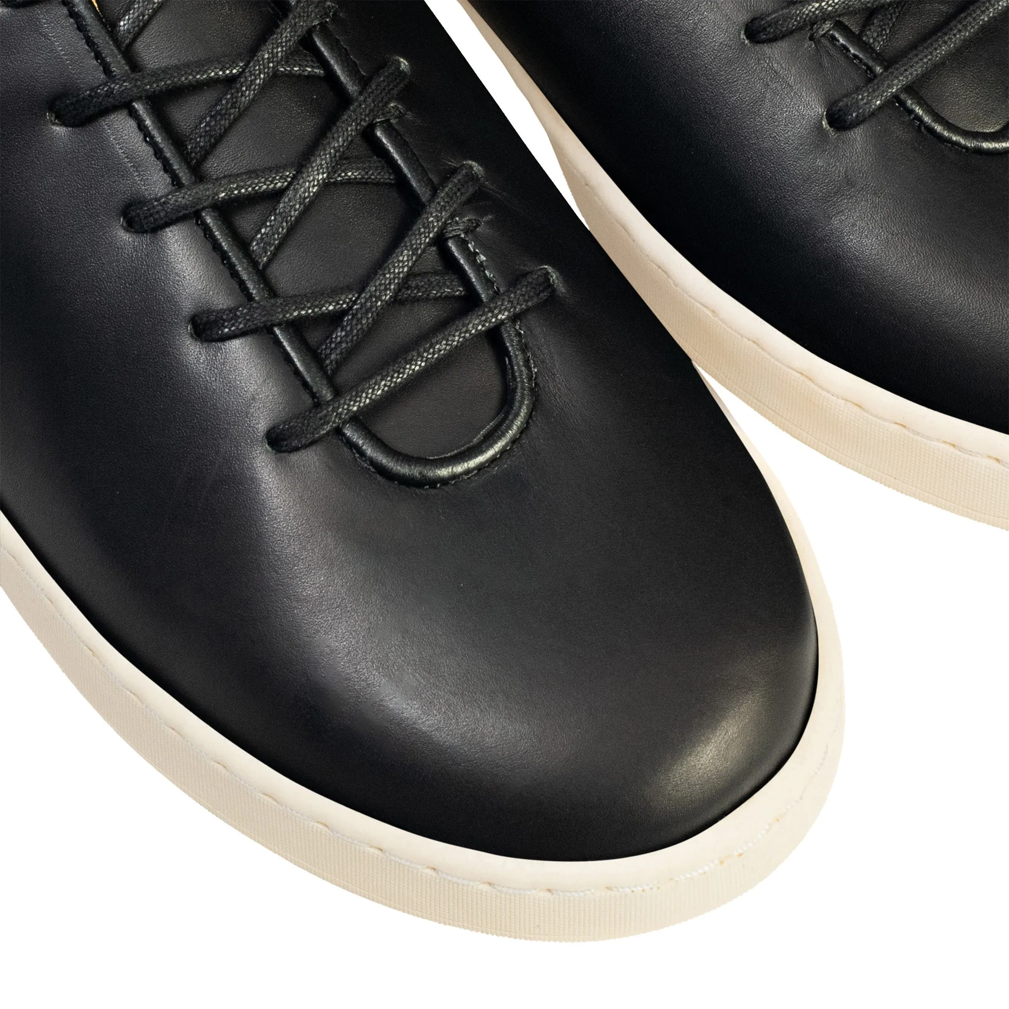 Everdon Wholecut Mid - Veau Végétal Noir