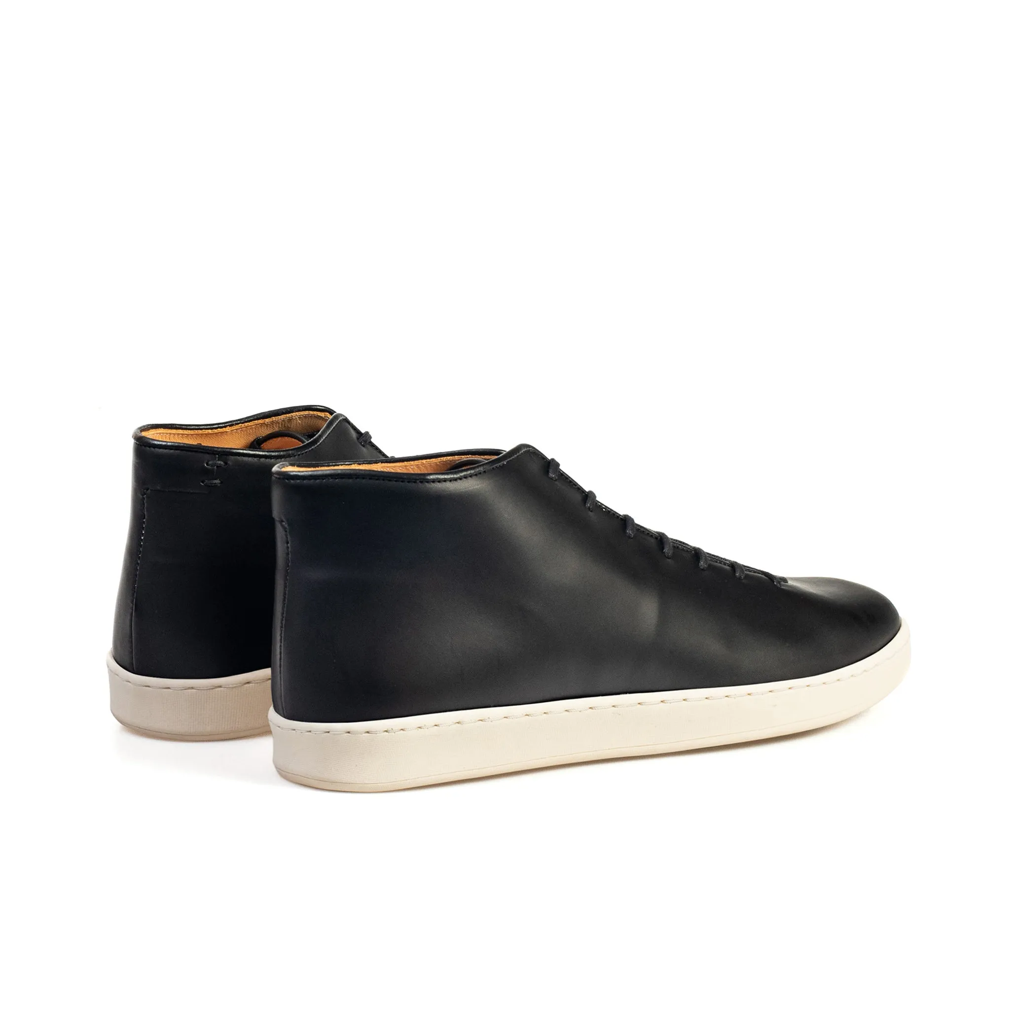 Everdon Wholecut Mid - Veau Végétal Noir