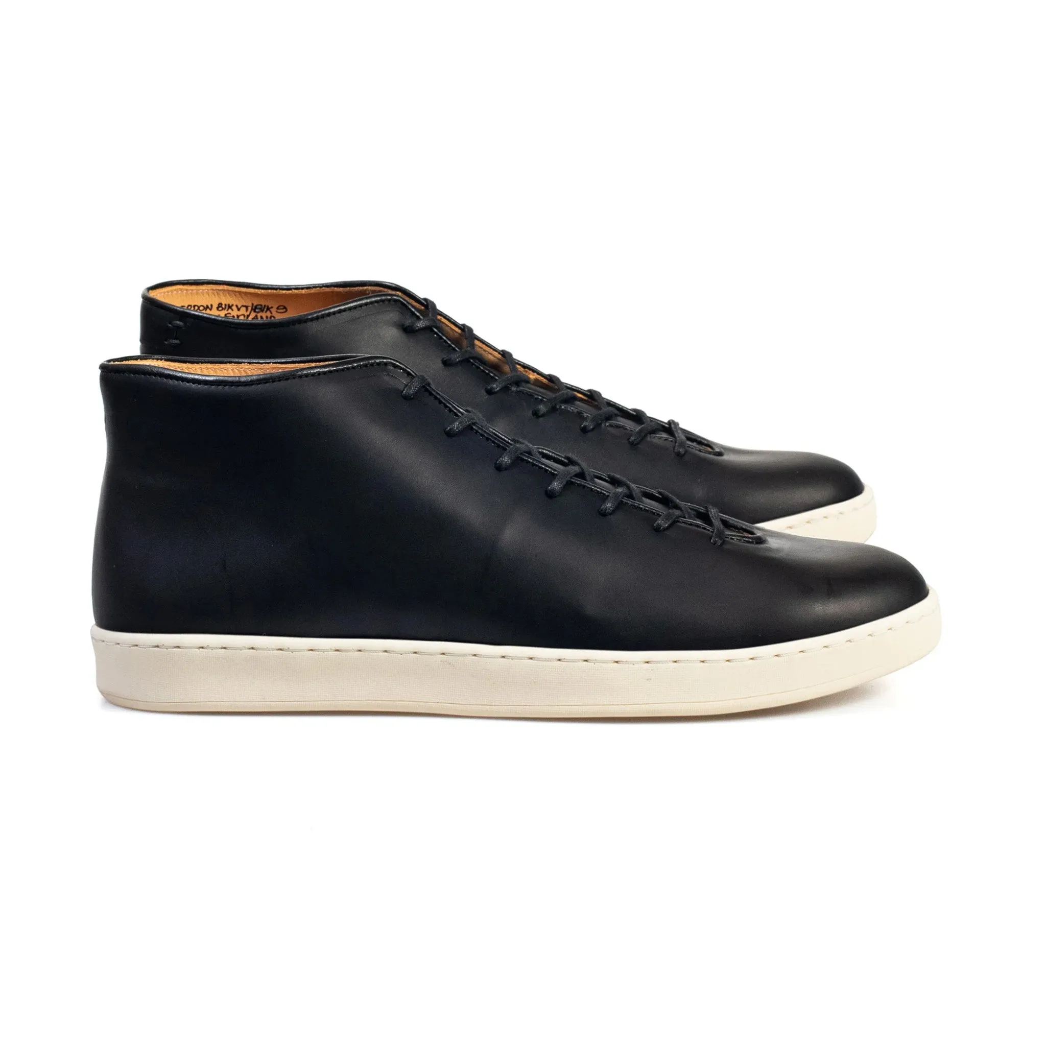 Everdon Wholecut Mid - Veau Végétal Noir